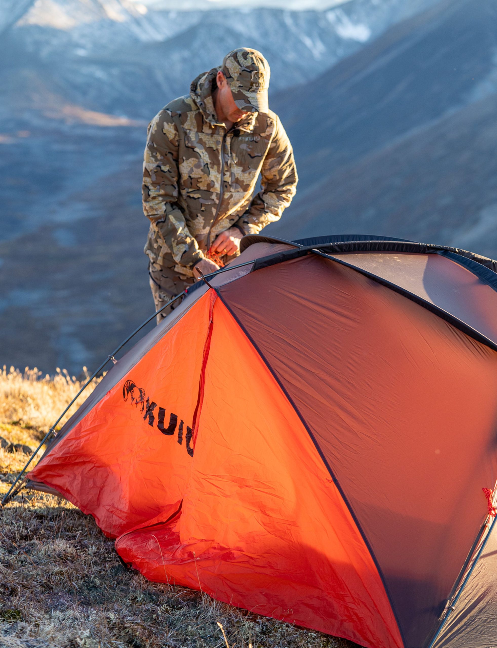 Mountain Star 2 Person Tent | Gunmetal-Camel - Image 14
