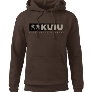 KUIU Distressed Logo Hoodie | Brown