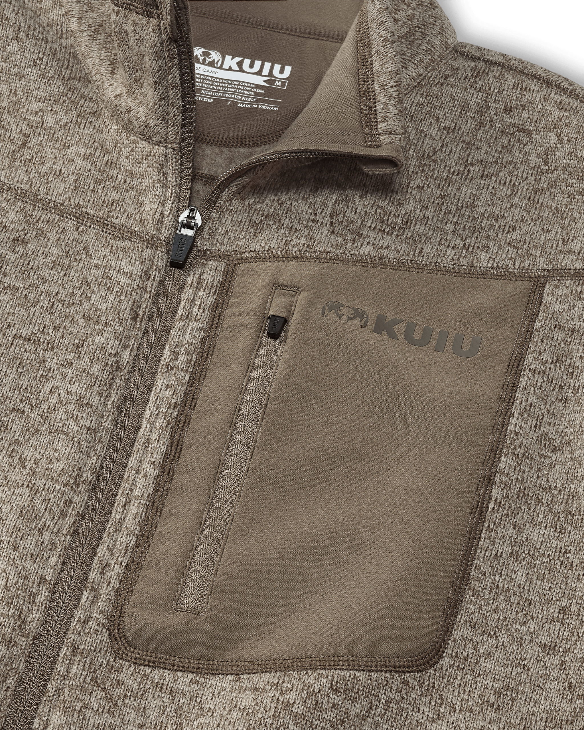 Base Camp Sweater Vest | Khaki Heather - Image 3