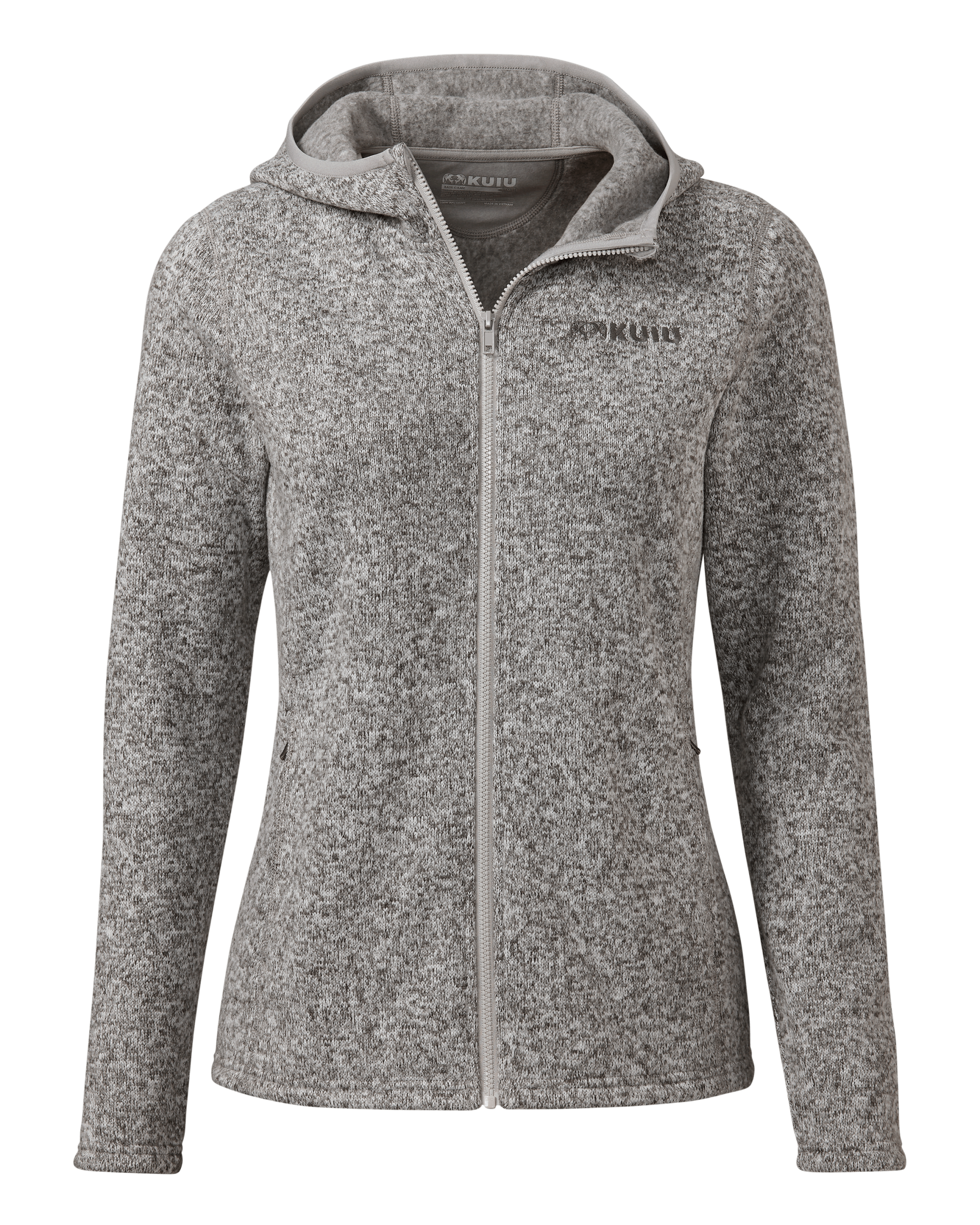 Women's Base Camp Hooded Sweater | Stone White Heather