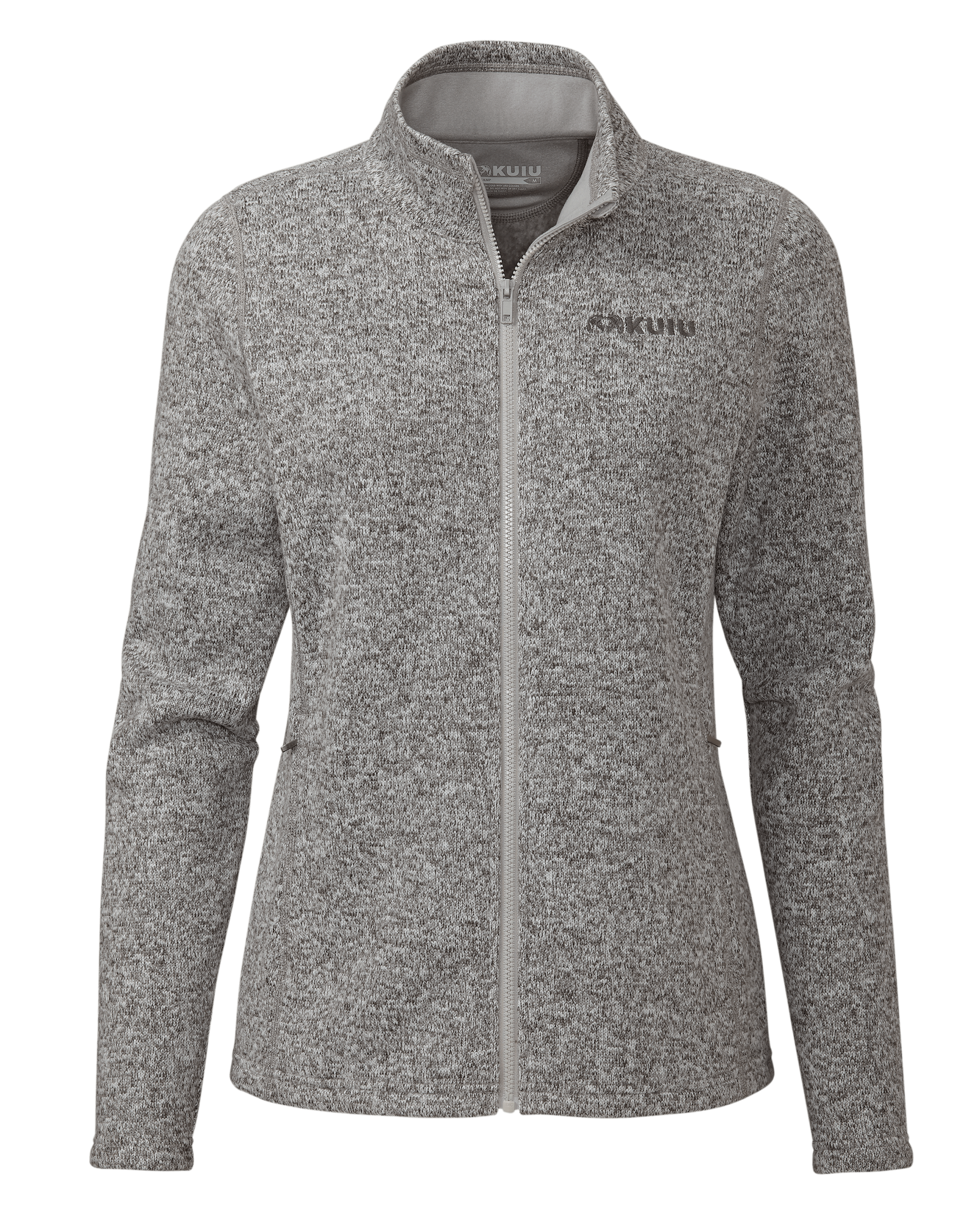 Women's Base Camp Full Zip Sweater | Stone White Heather