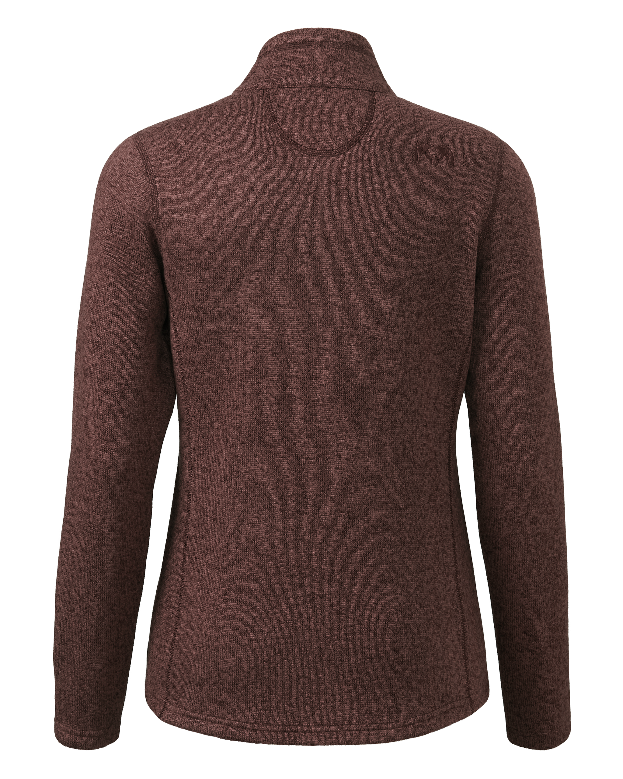 Women's Base Camp Full Zip Sweater | Windsor Wine Heather - Image 2