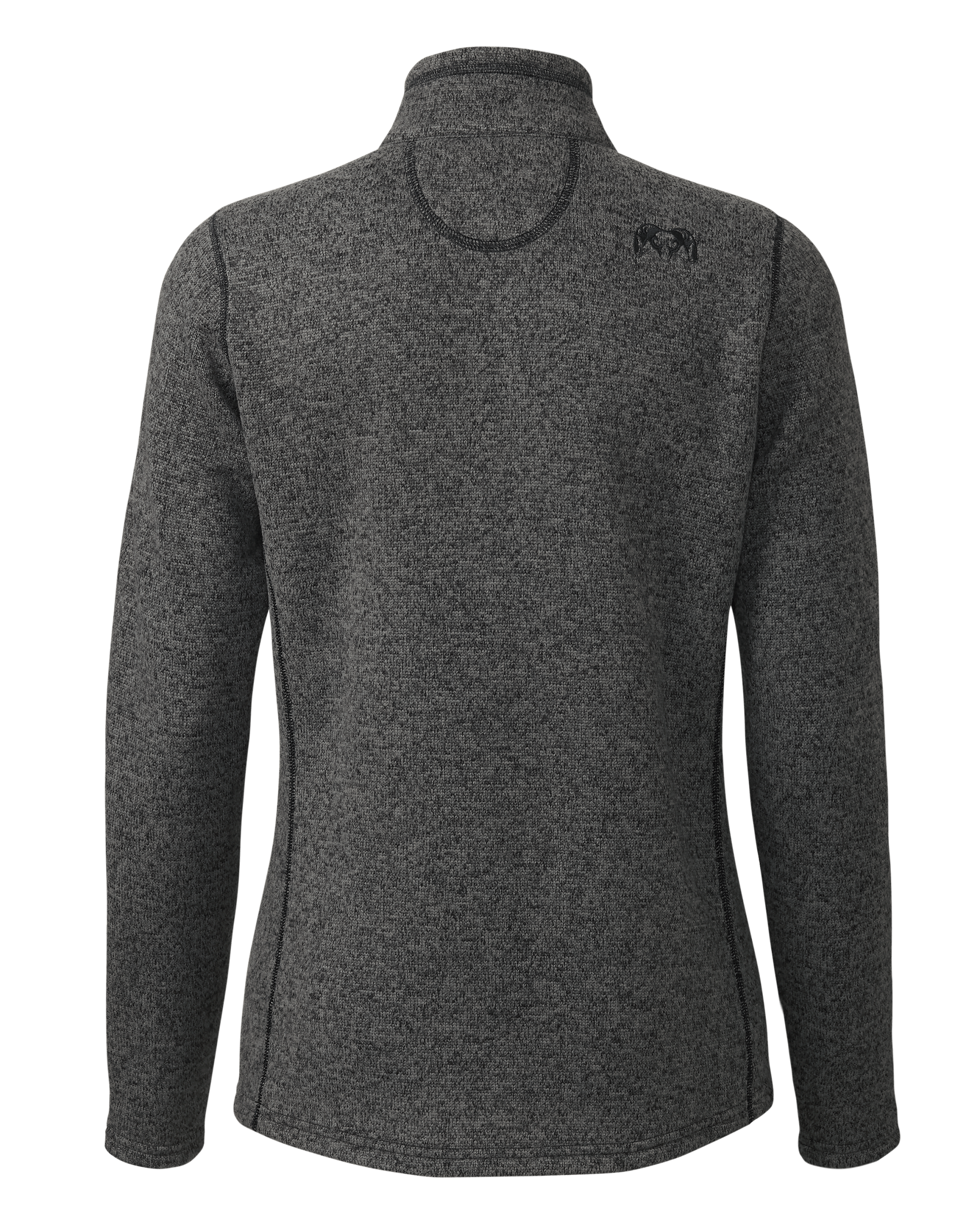 Women's Base Camp Pullover Sweater | Charcoal Heather - Image 2