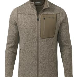 Base Camp Full Zip Sweater | Khaki Heather