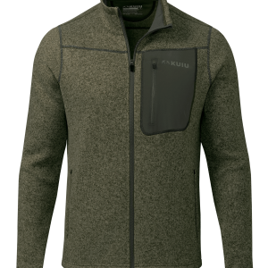 Base Camp Full Zip Sweater | Olive Heather