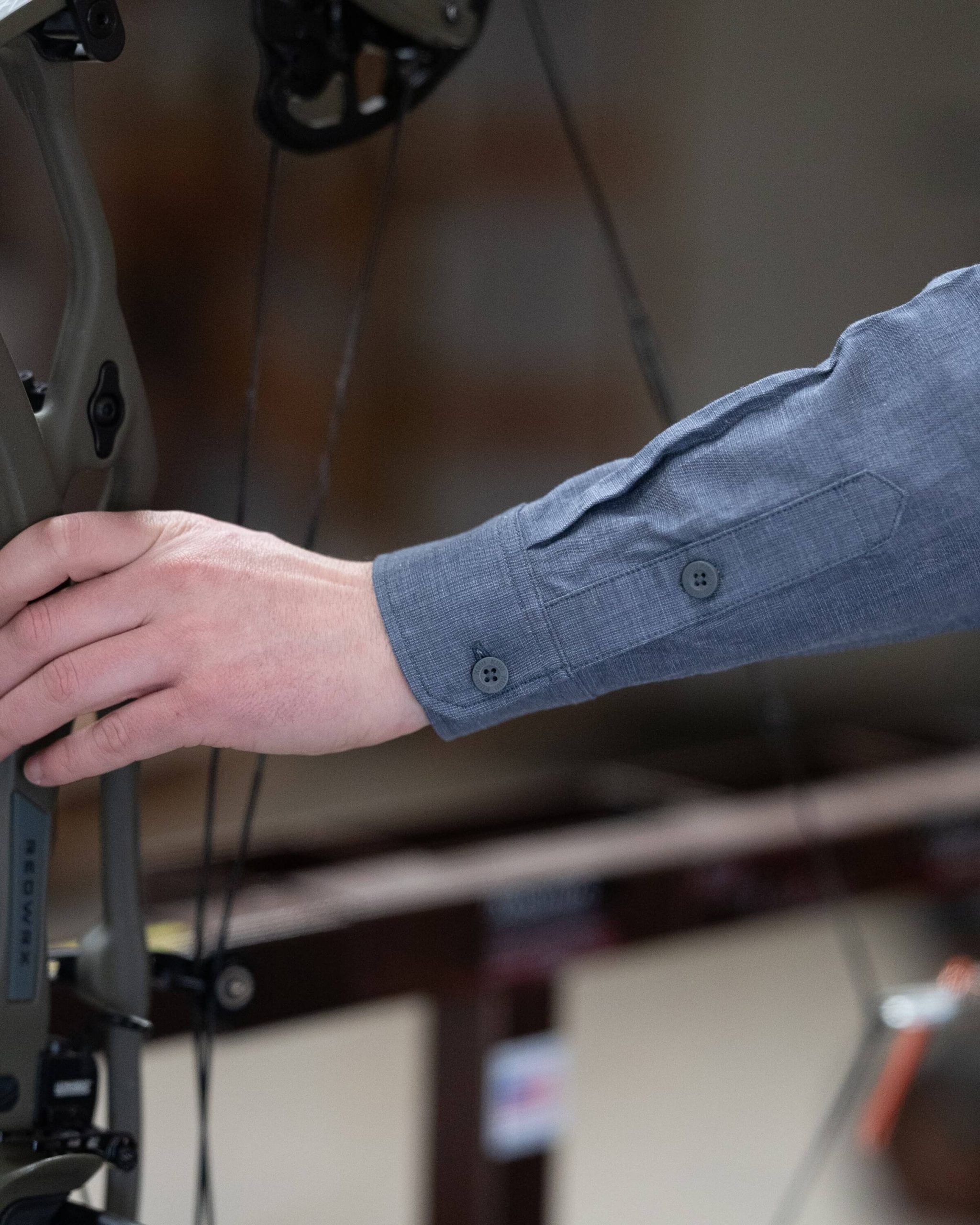 Terrace LS Shirt | Castle Rock Chambray - Image 7