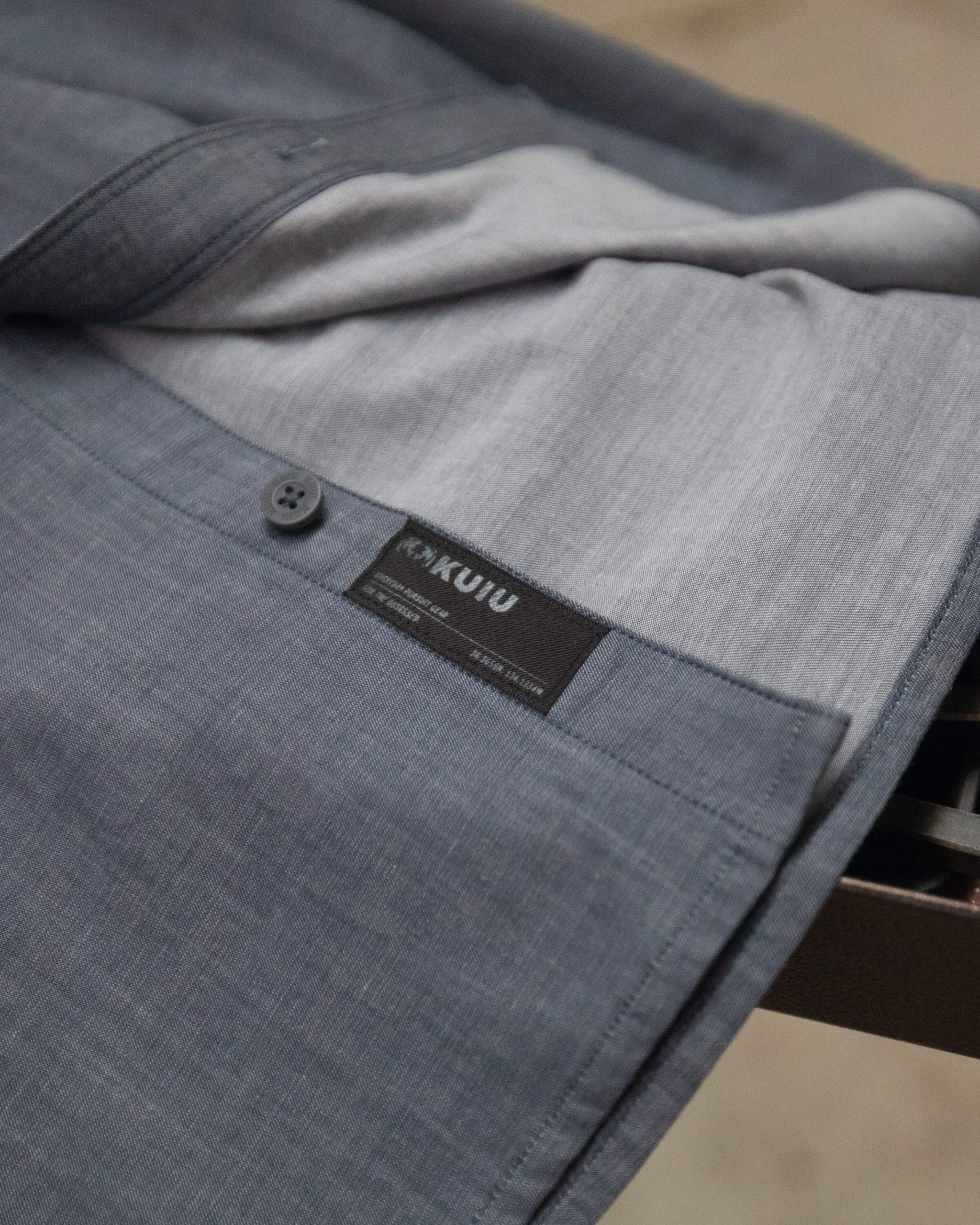 Terrace LS Shirt | Castle Rock Chambray - Image 8