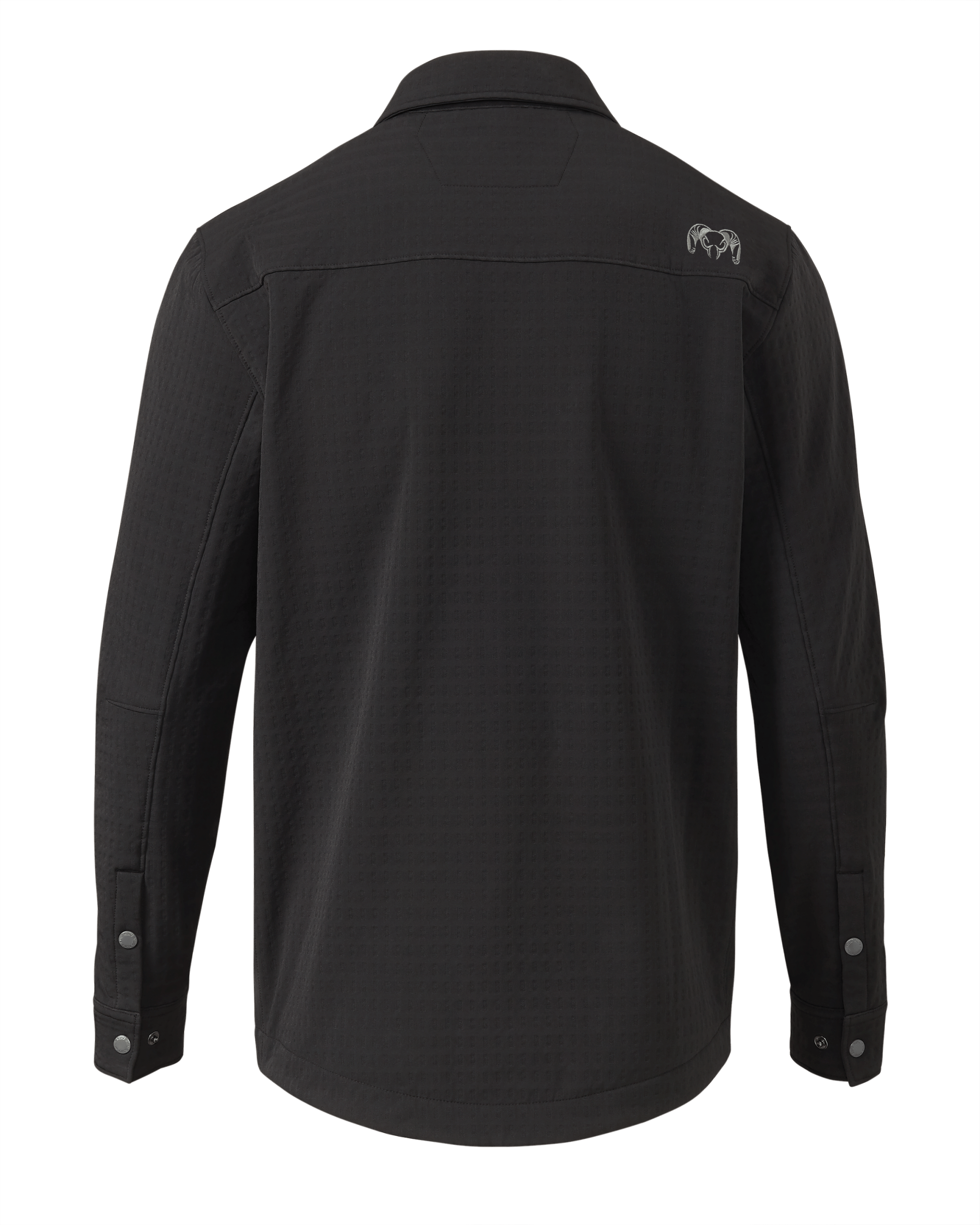 Blockfield Fleece Shirt Jacket | Black - Image 2