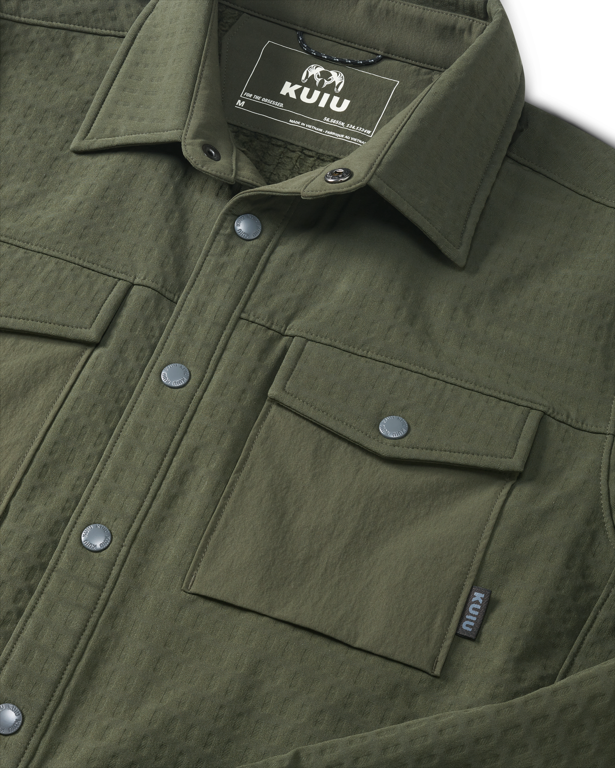 Blockfield Fleece Shirt Jacket | Wildwood - Image 3