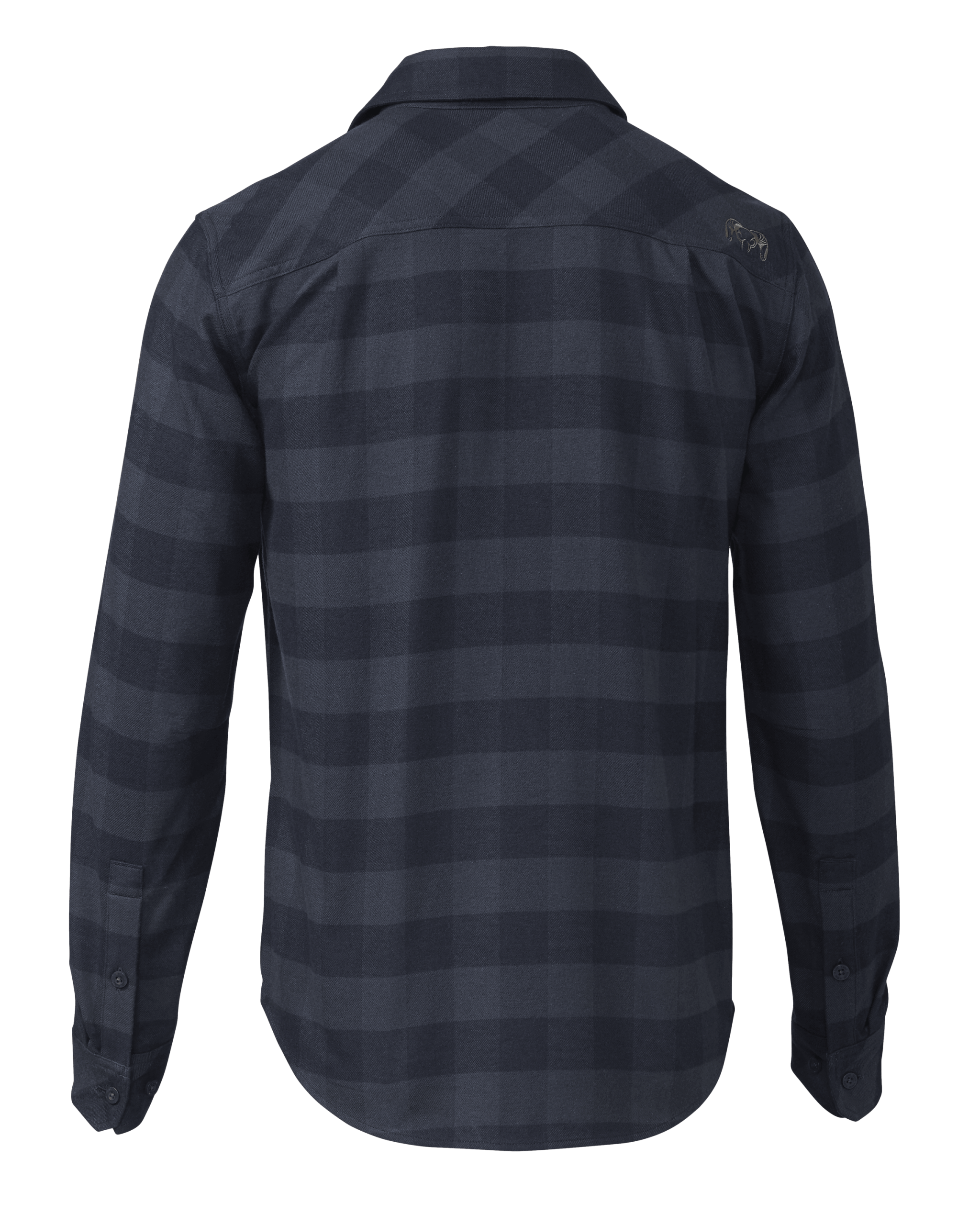 Field Flannel Shirt | Steel Blue Buffalo Check - Image 2