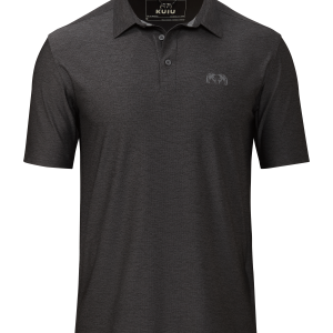 KUIU Performance Polo | Heather Black
