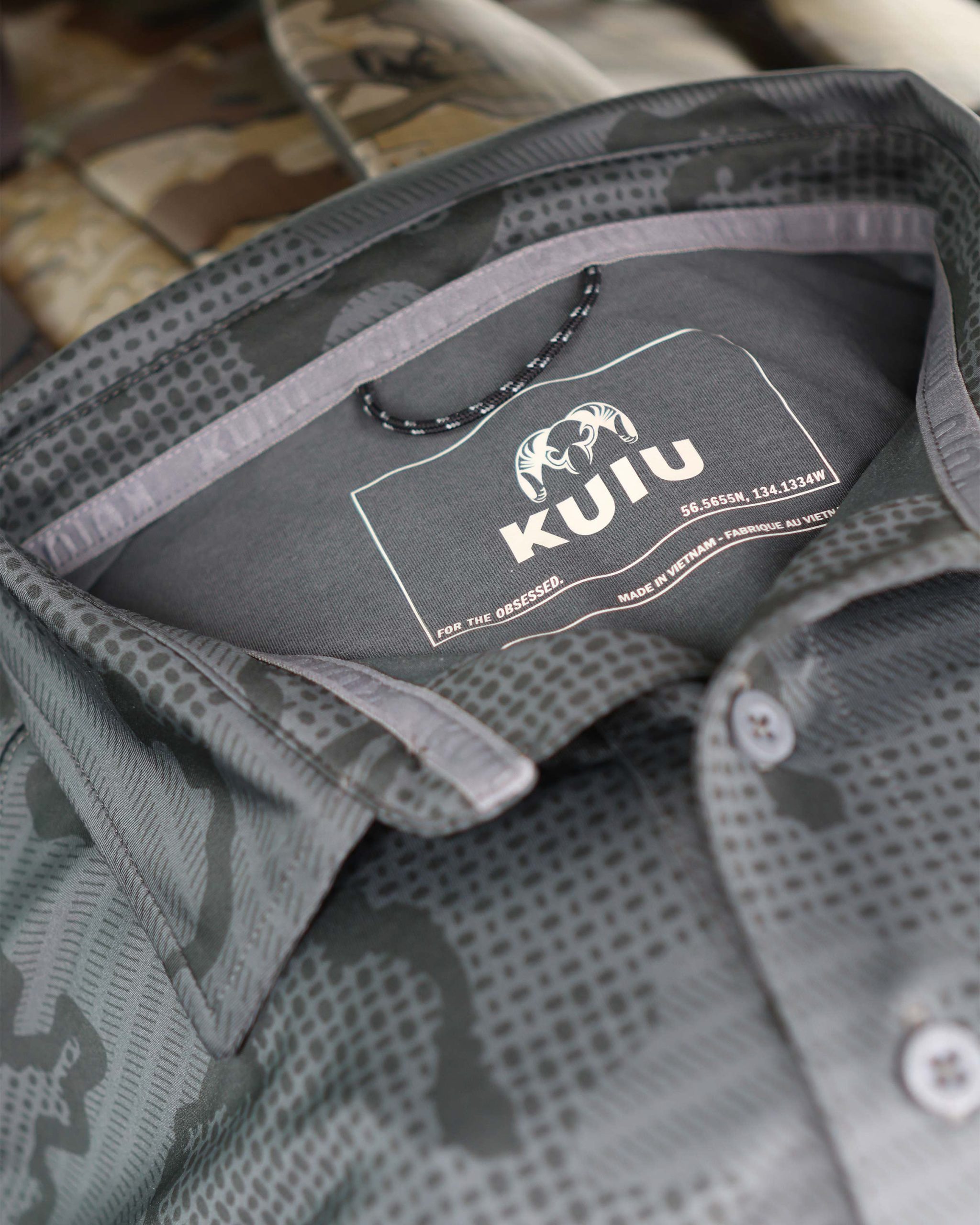 KUIU Performance Polo | Heather Gunmetal - Image 8