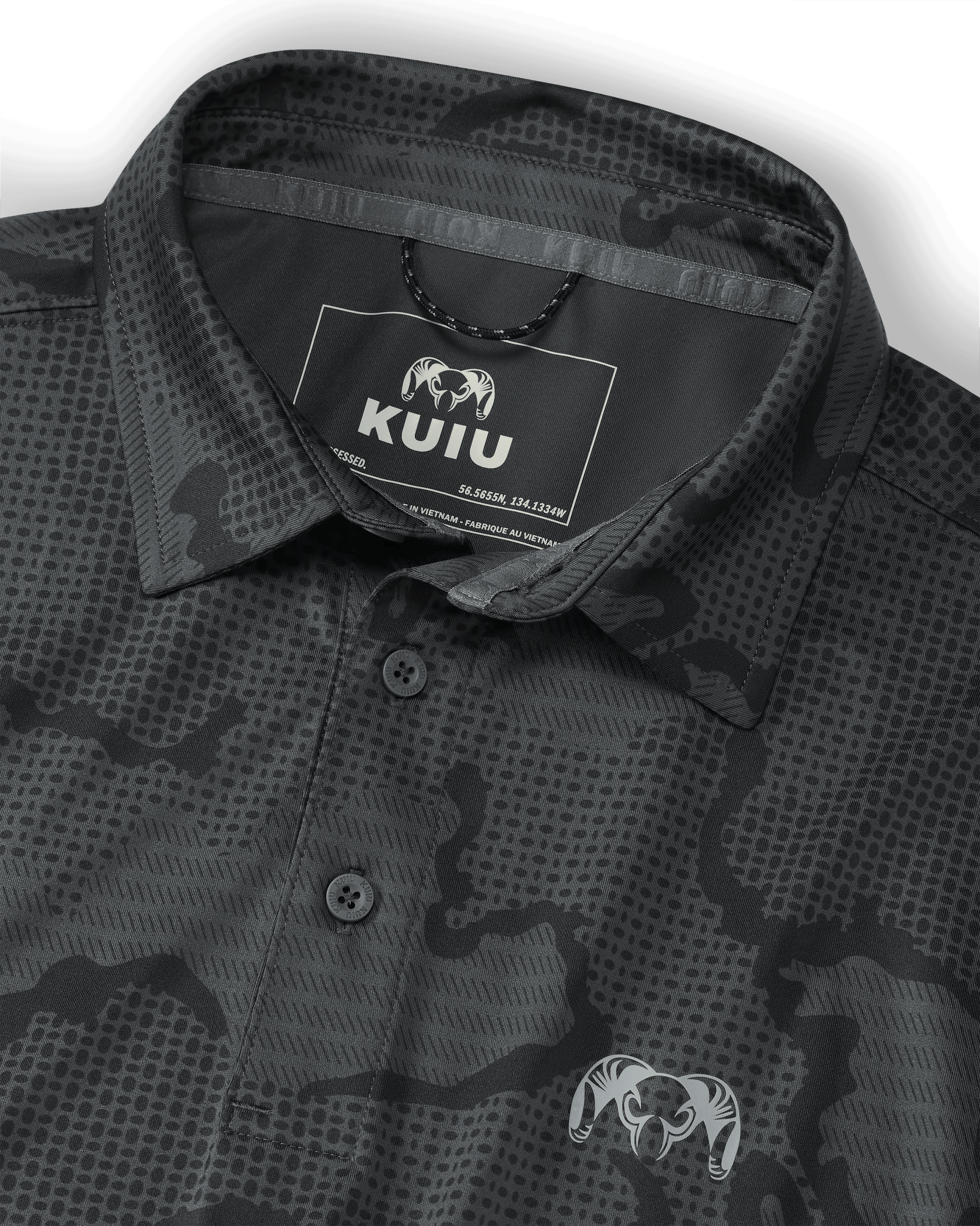 KUIU Performance Polo | Gunmetal Tonal - Image 2