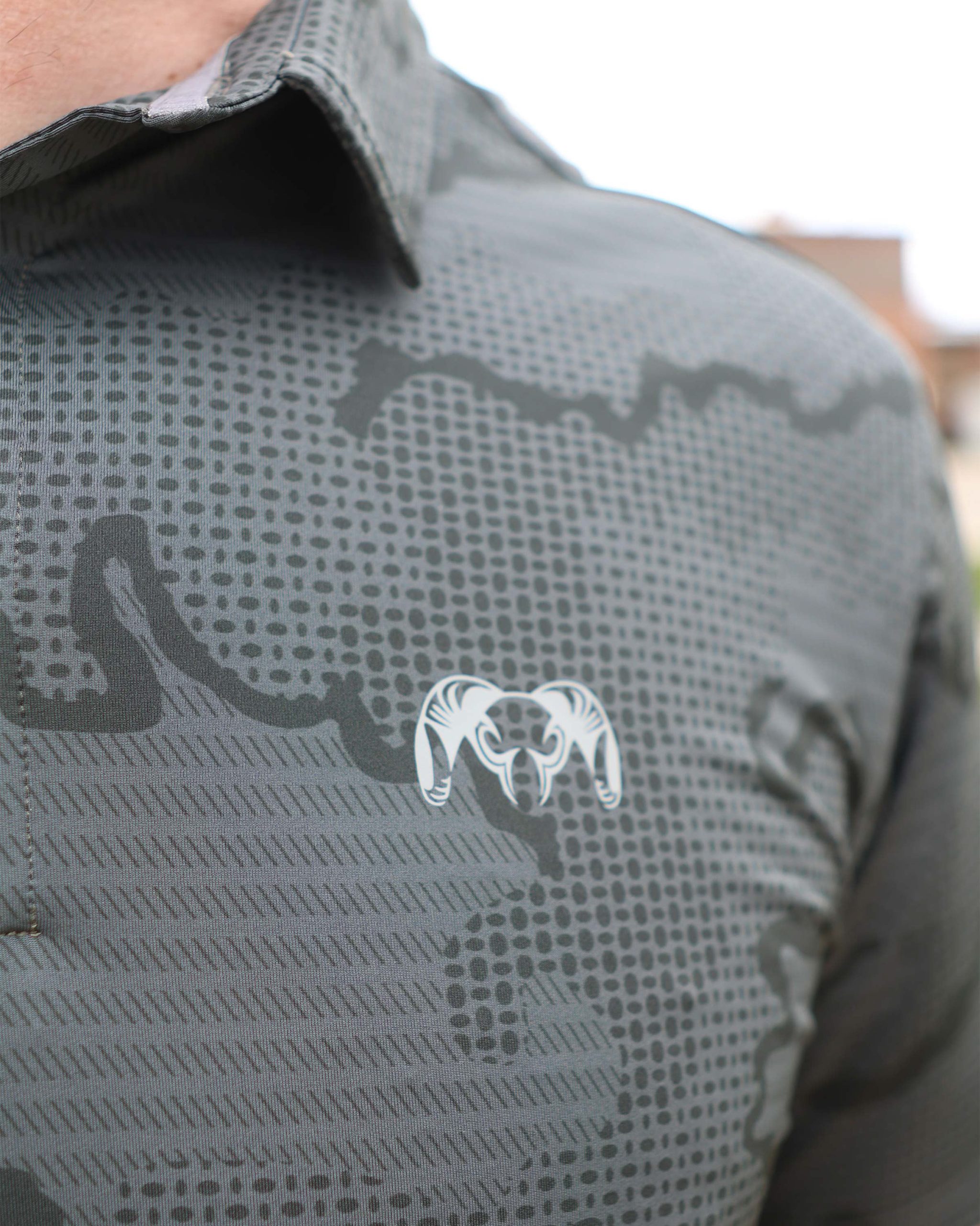KUIU Performance Polo | Heather Navy - Image 7