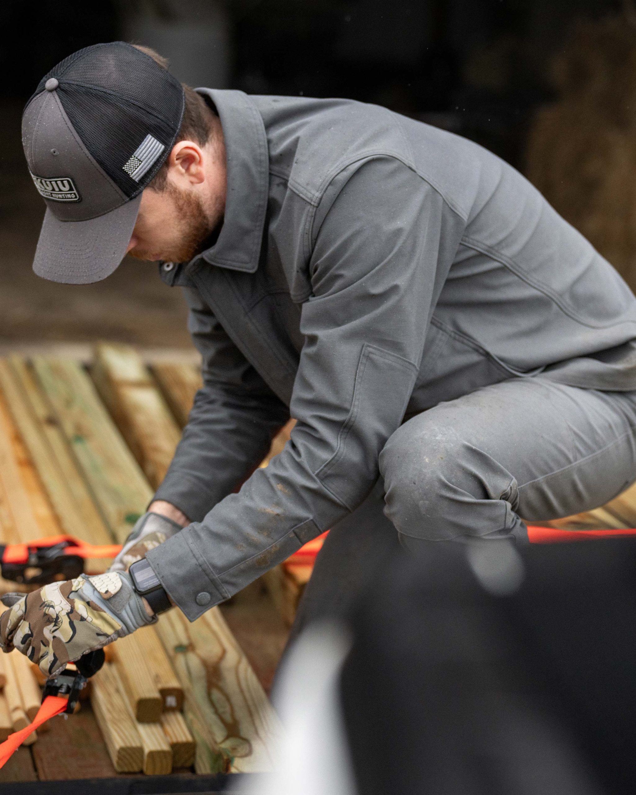 Brawley Canvas Jacket | Gunmetal - Image 5