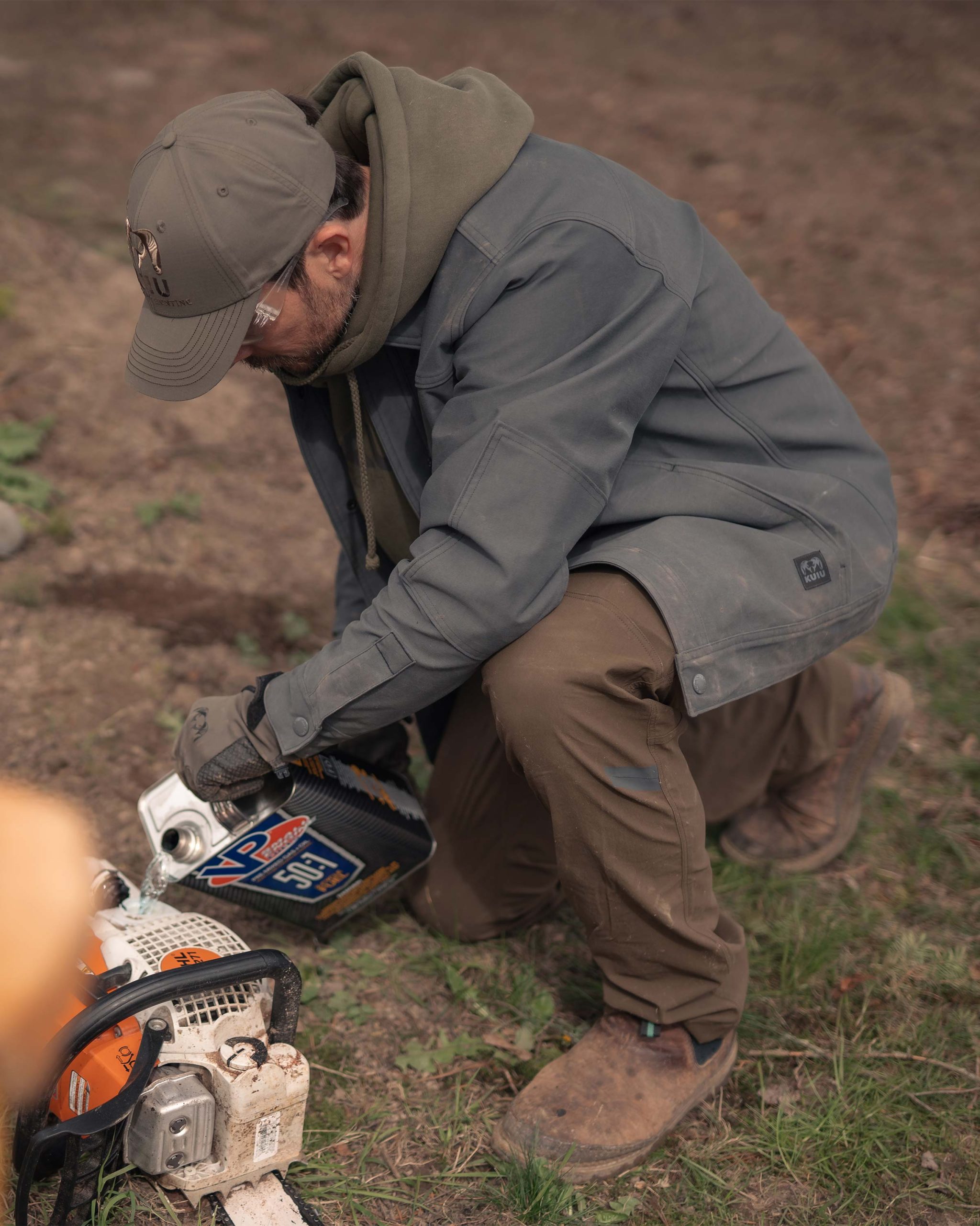 Brawley Canvas Jacket | Gunmetal - Image 12