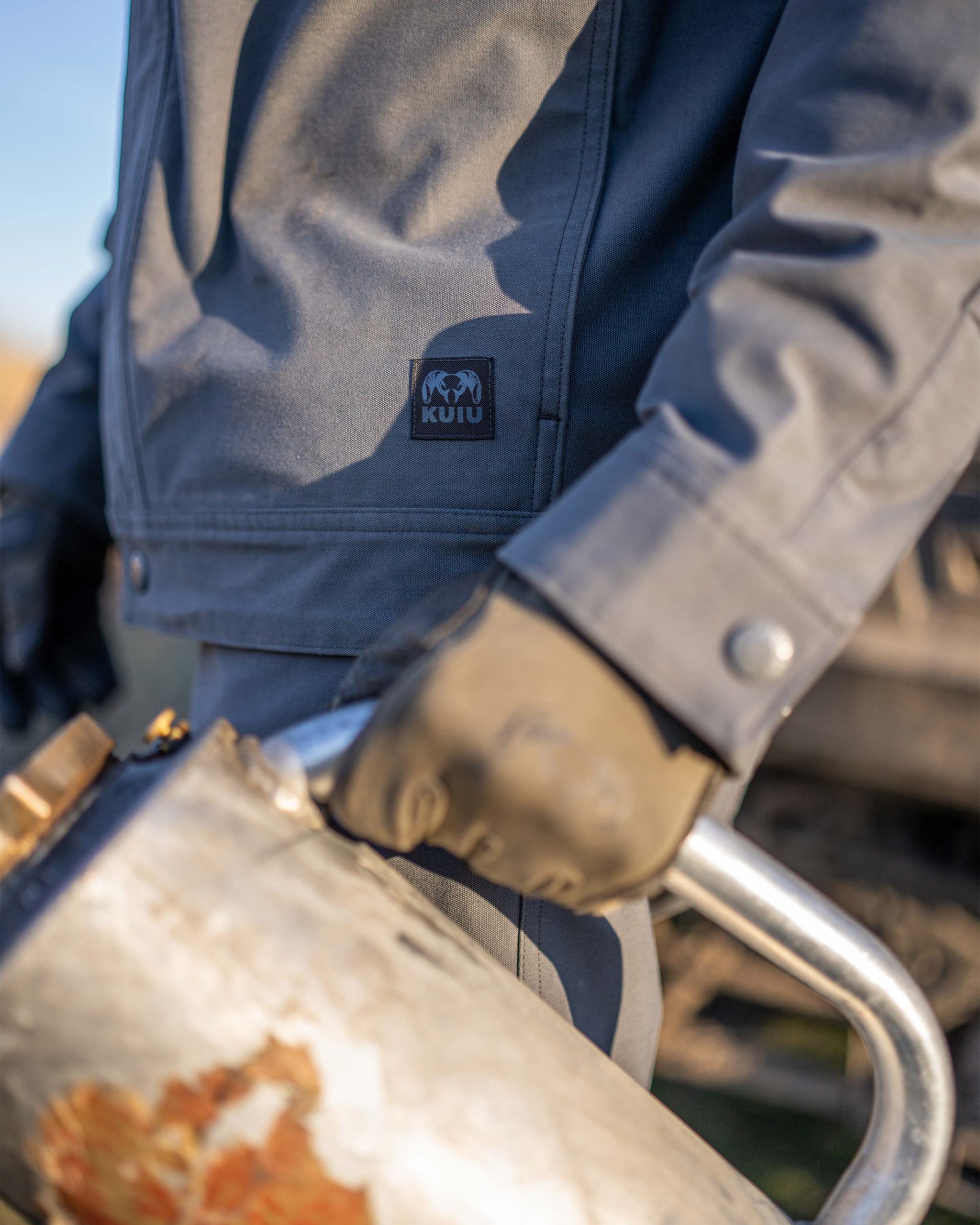 Brawley Canvas Jacket | Gunmetal - Image 11