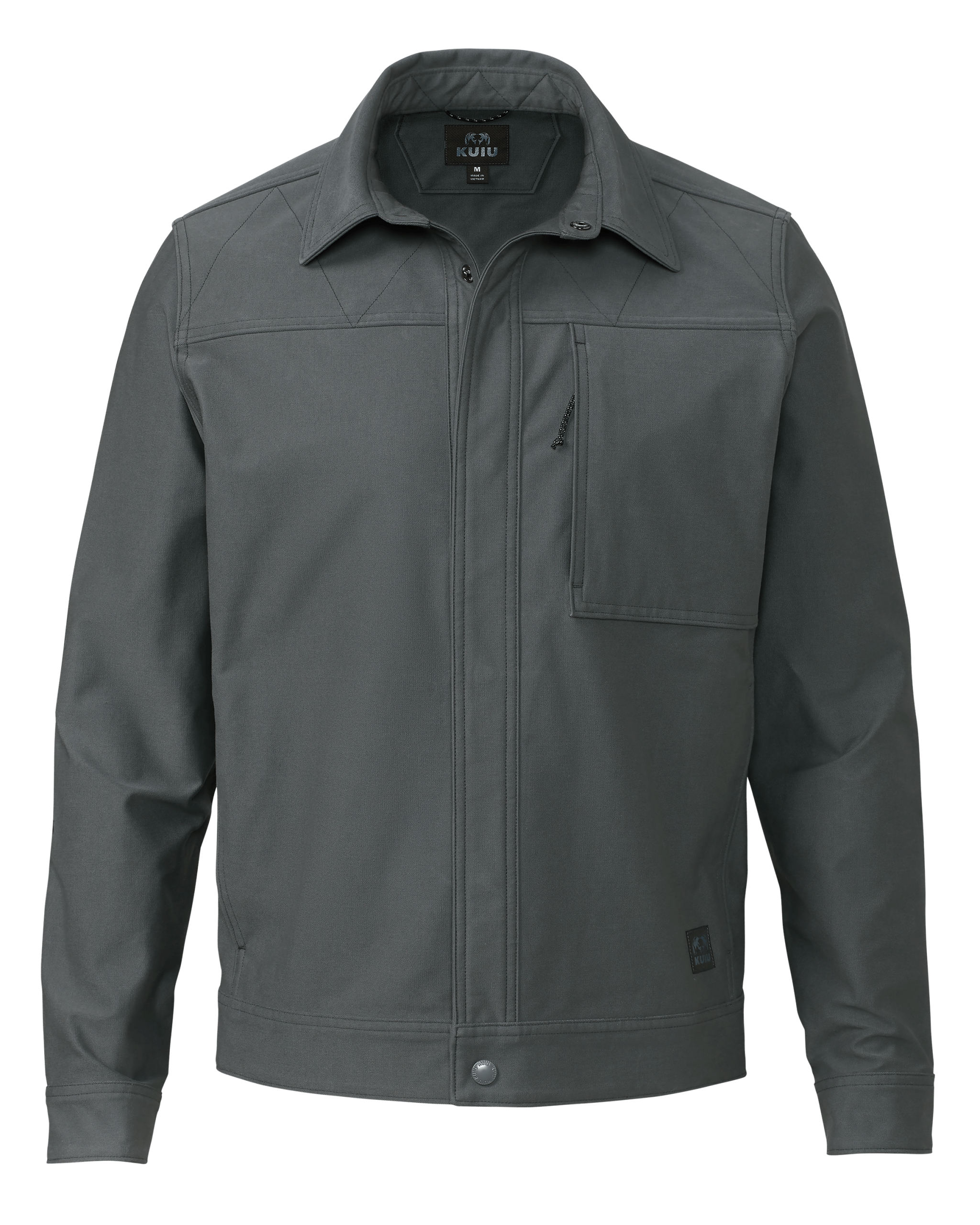 Brawley Canvas Jacket | Gunmetal