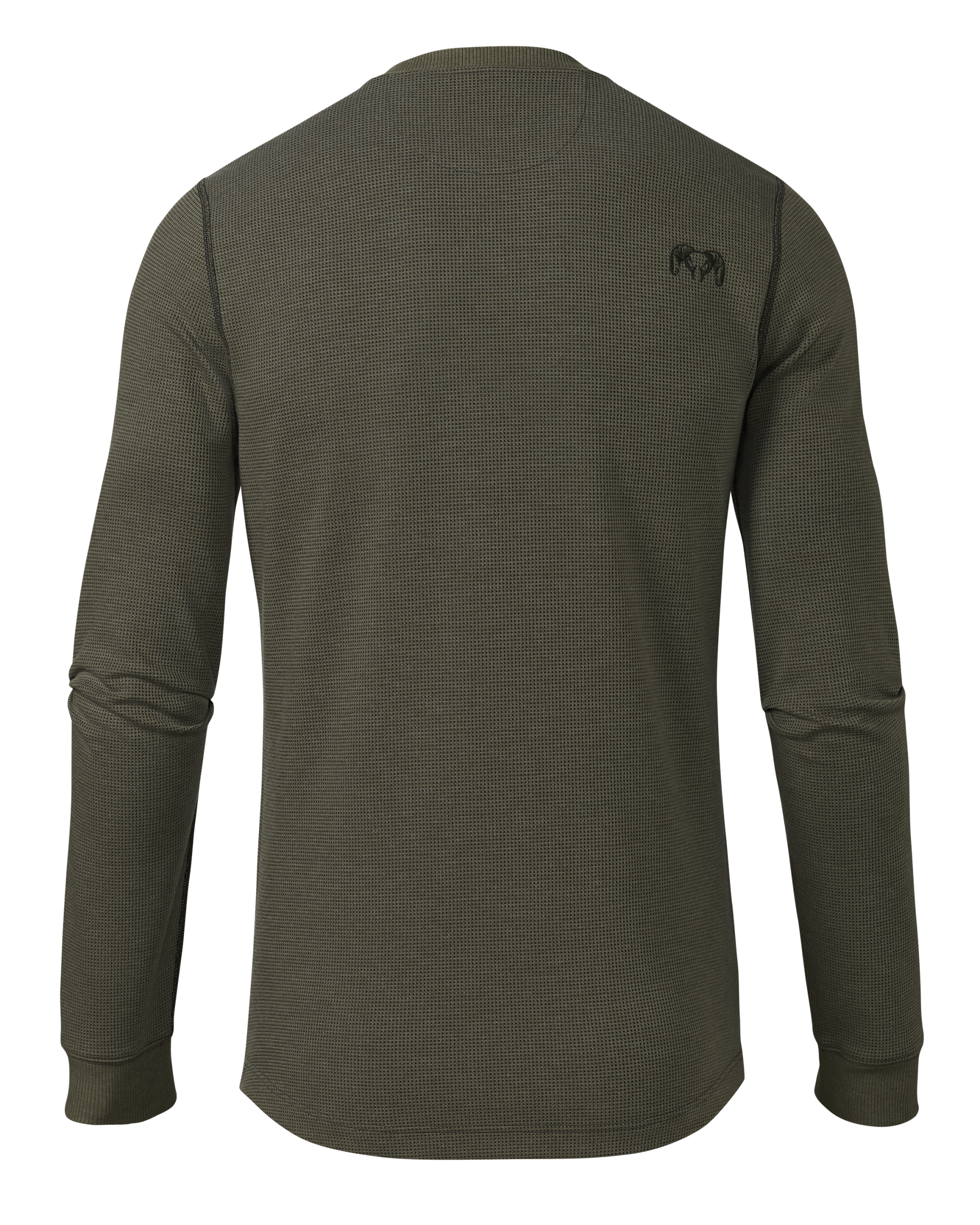Canyon Waffle Henley | Ash Heather - Image 2