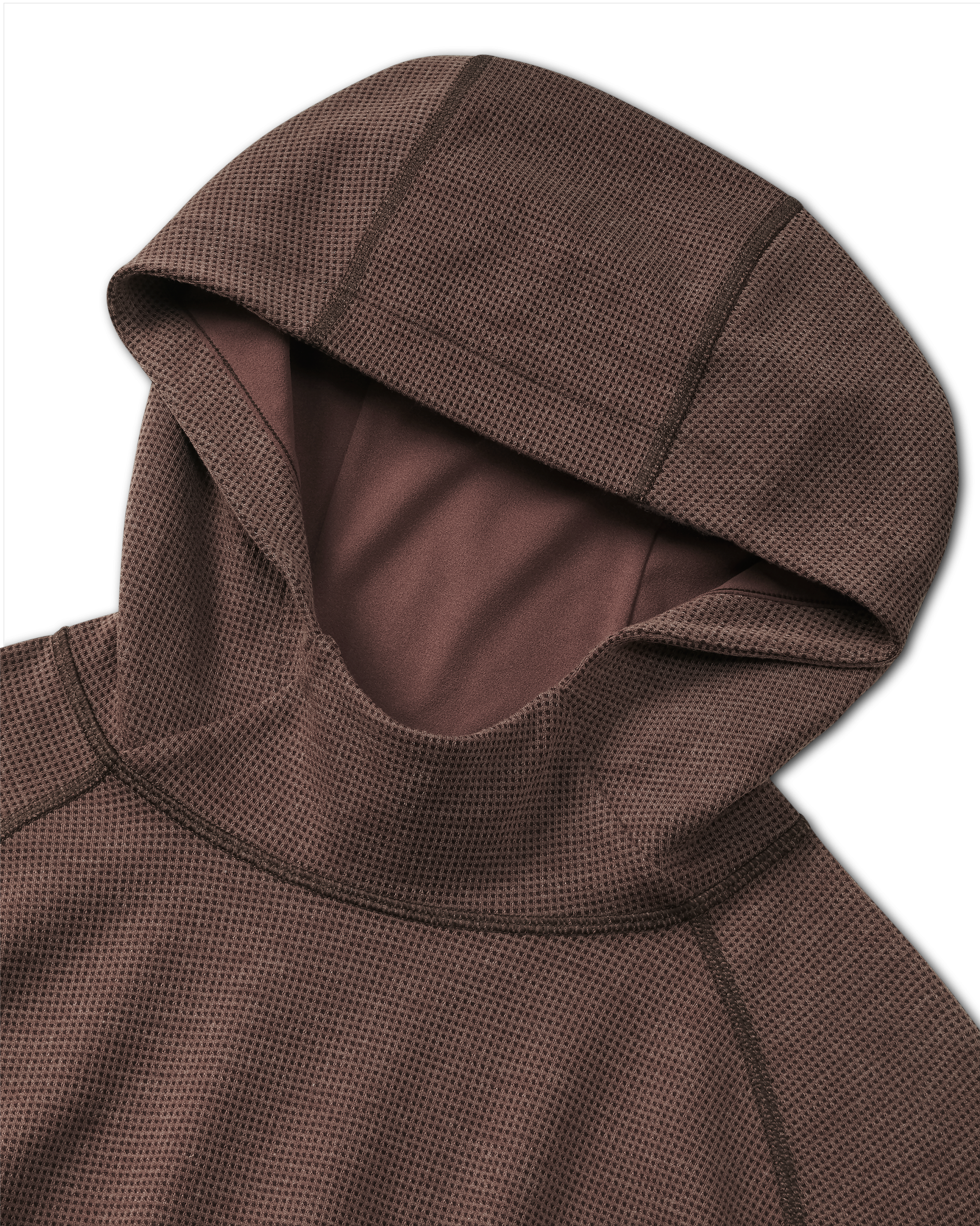 Canyon Waffle Hoodie | Cedar Heather - Image 3