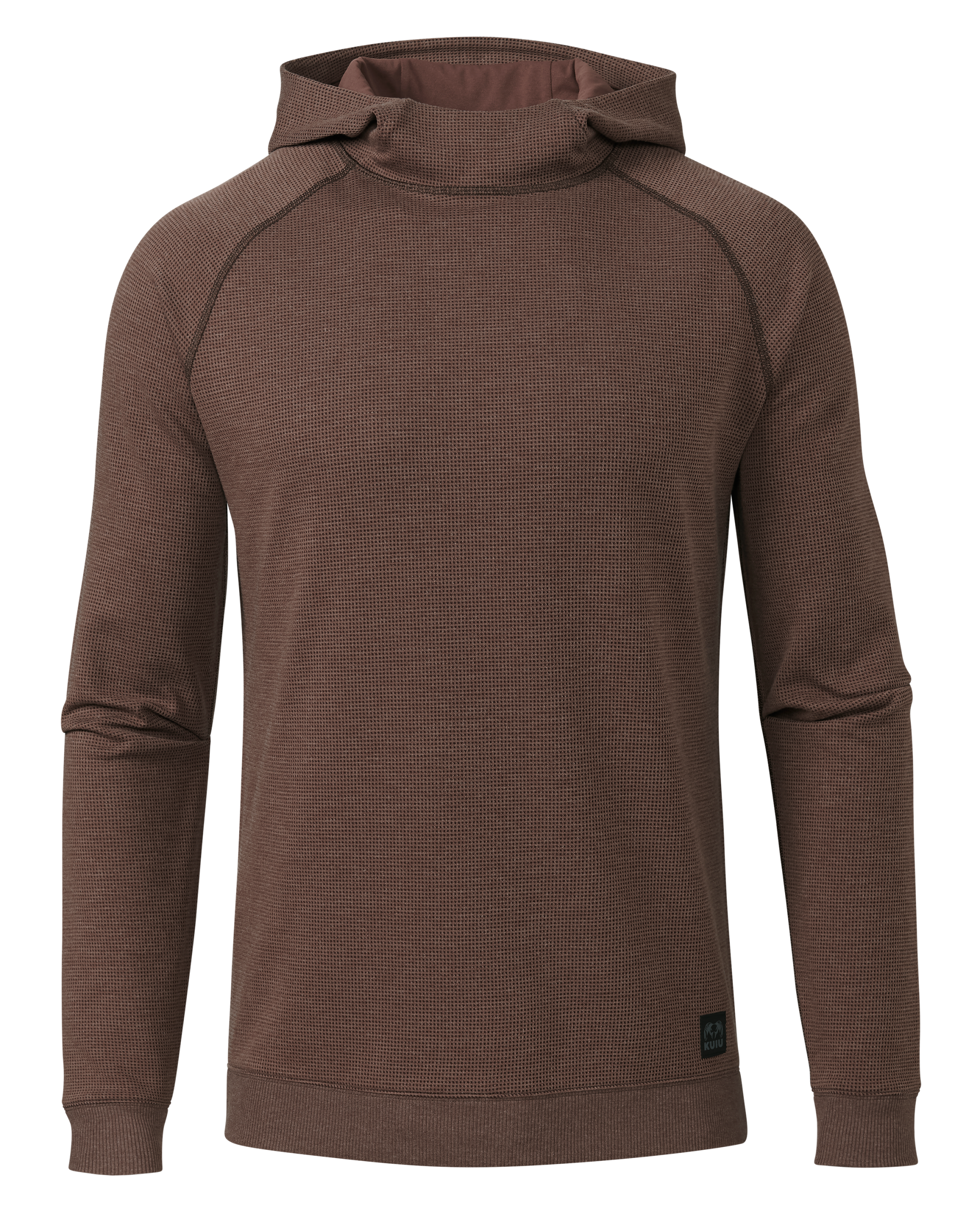 Canyon Waffle Hoodie | Cedar Heather