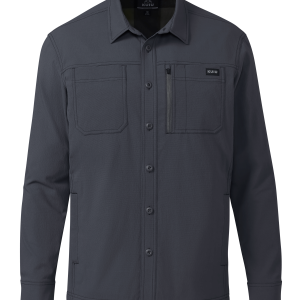 Motive Flannel Lined Shirt Jacket | Steel Blue