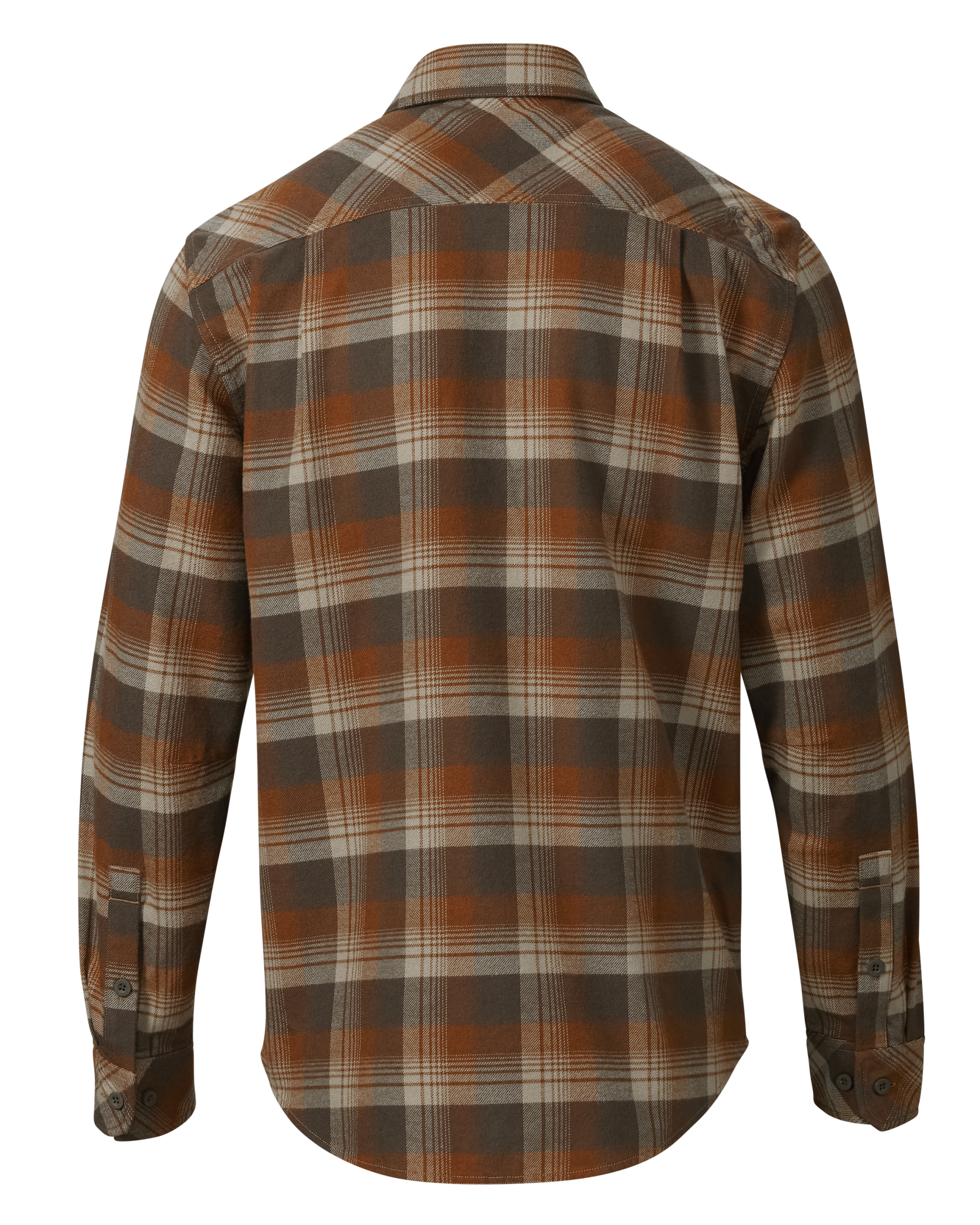 Field Flannel Shirt | Saddle Blockline - Image 2
