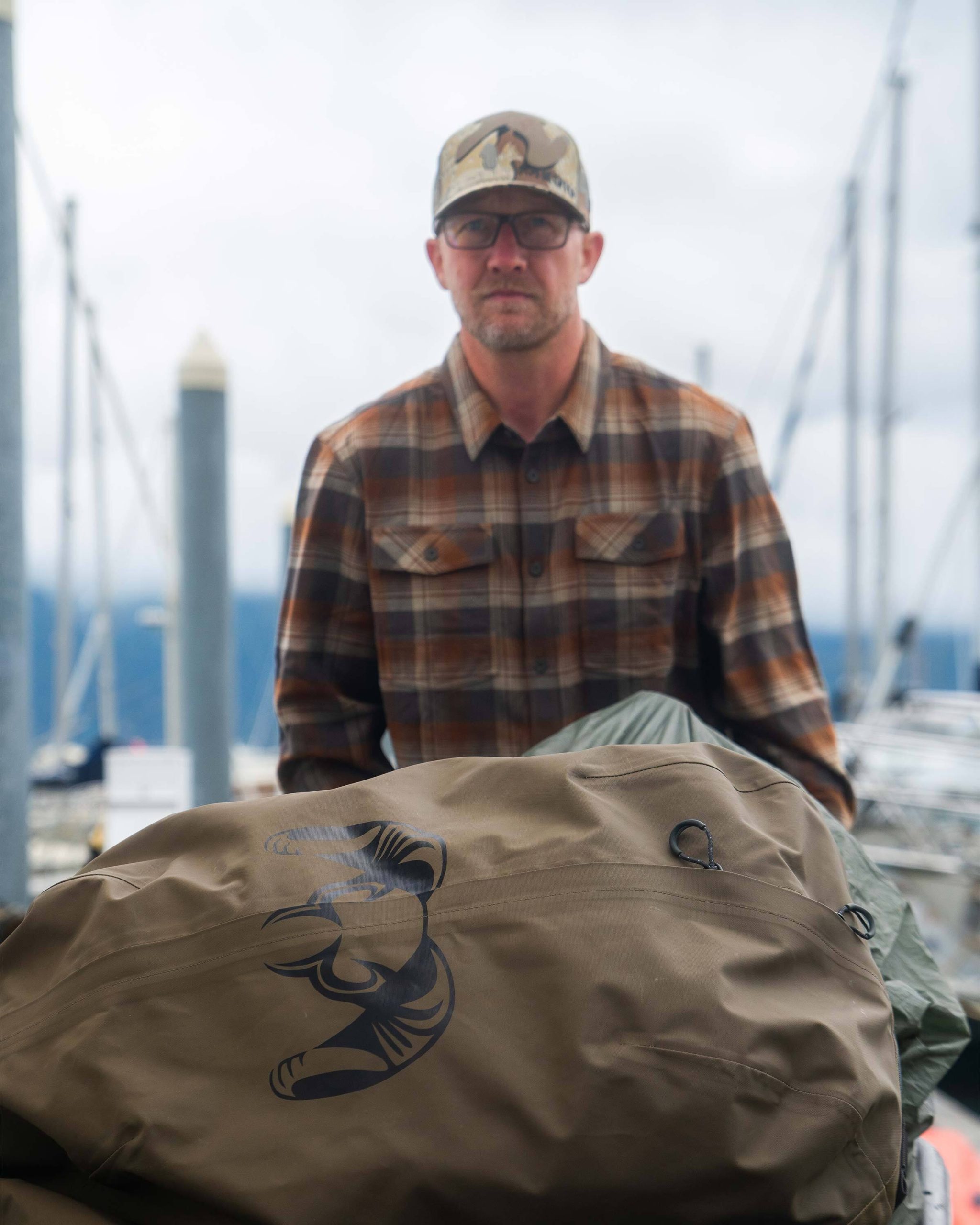 Field Flannel Shirt | Saddle Blockline - Image 6