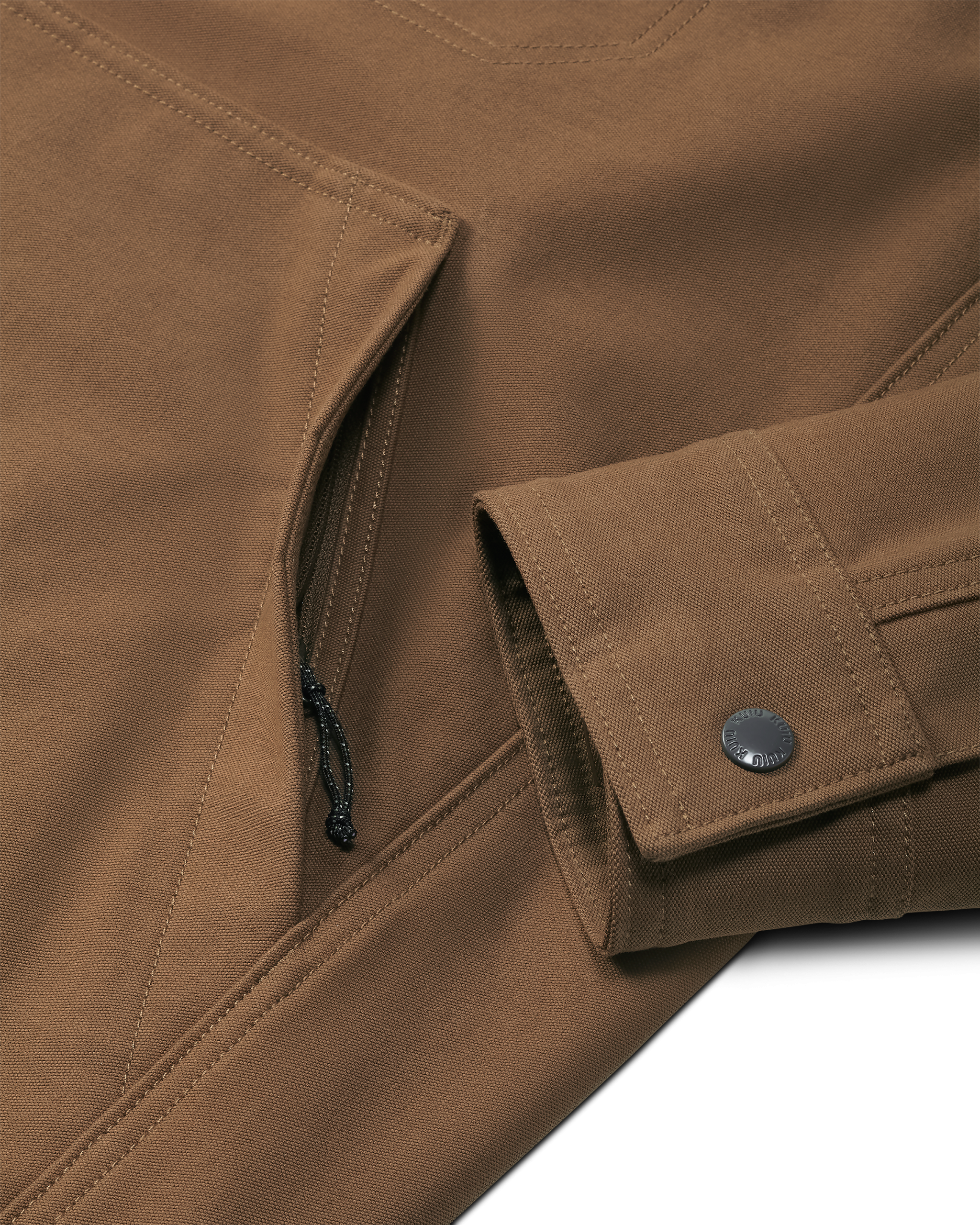 Brawley Hooded Fleece Jacket | Saddle - Image 5