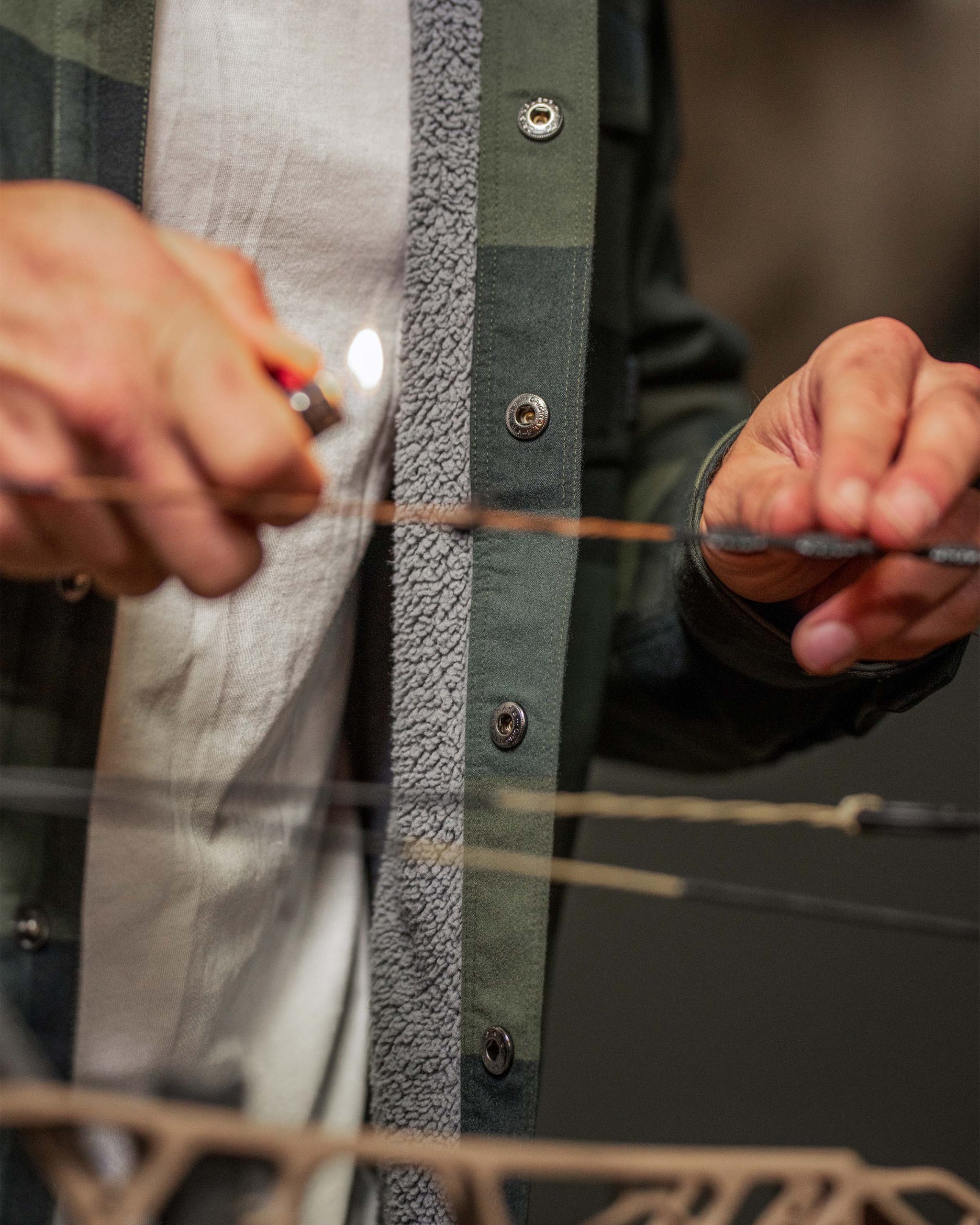 Field Flannel Fleece Shirt Jacket | Vias Plaid - Image 6