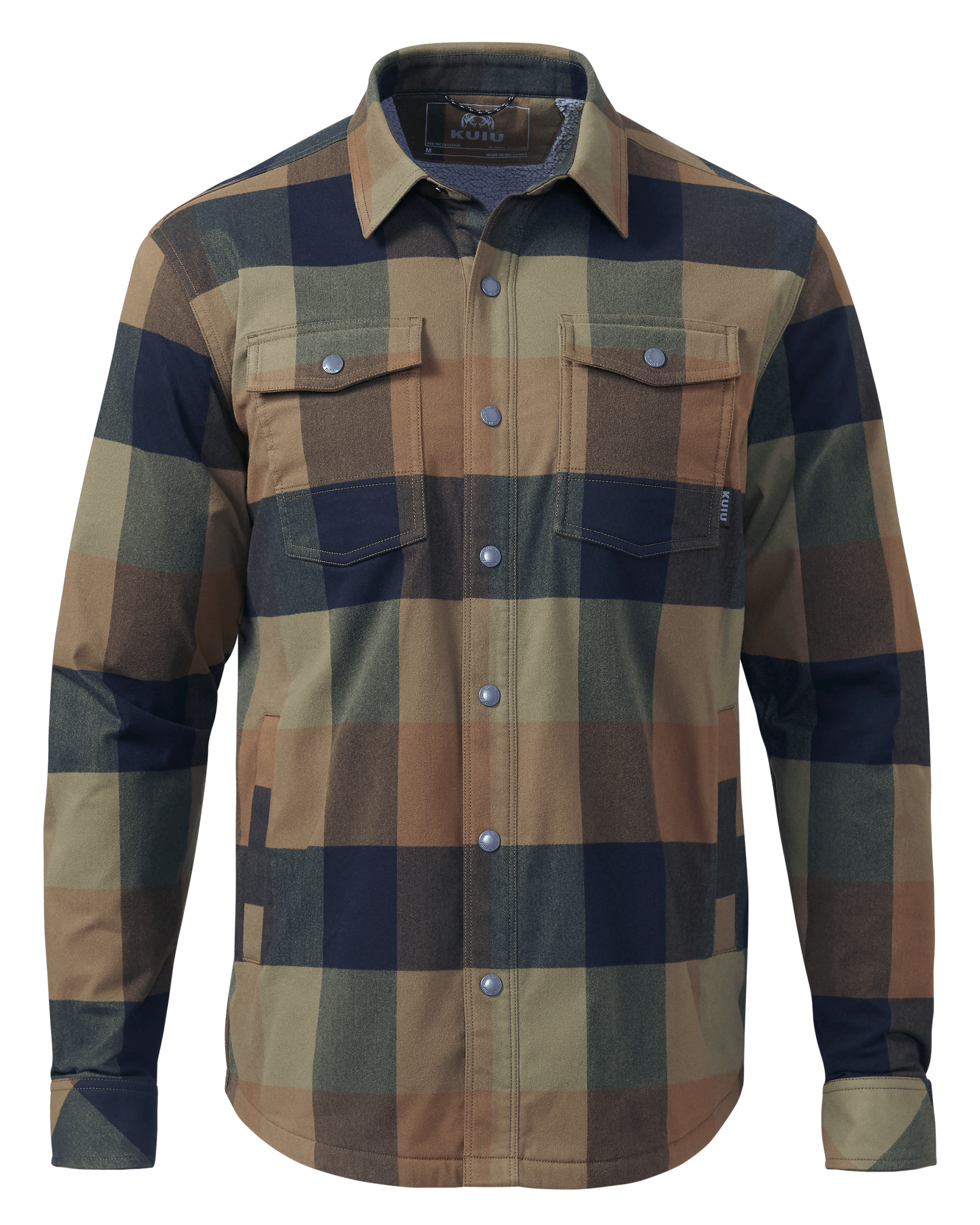 Field Flannel Fleece Shirt Jacket | Valo Plaid