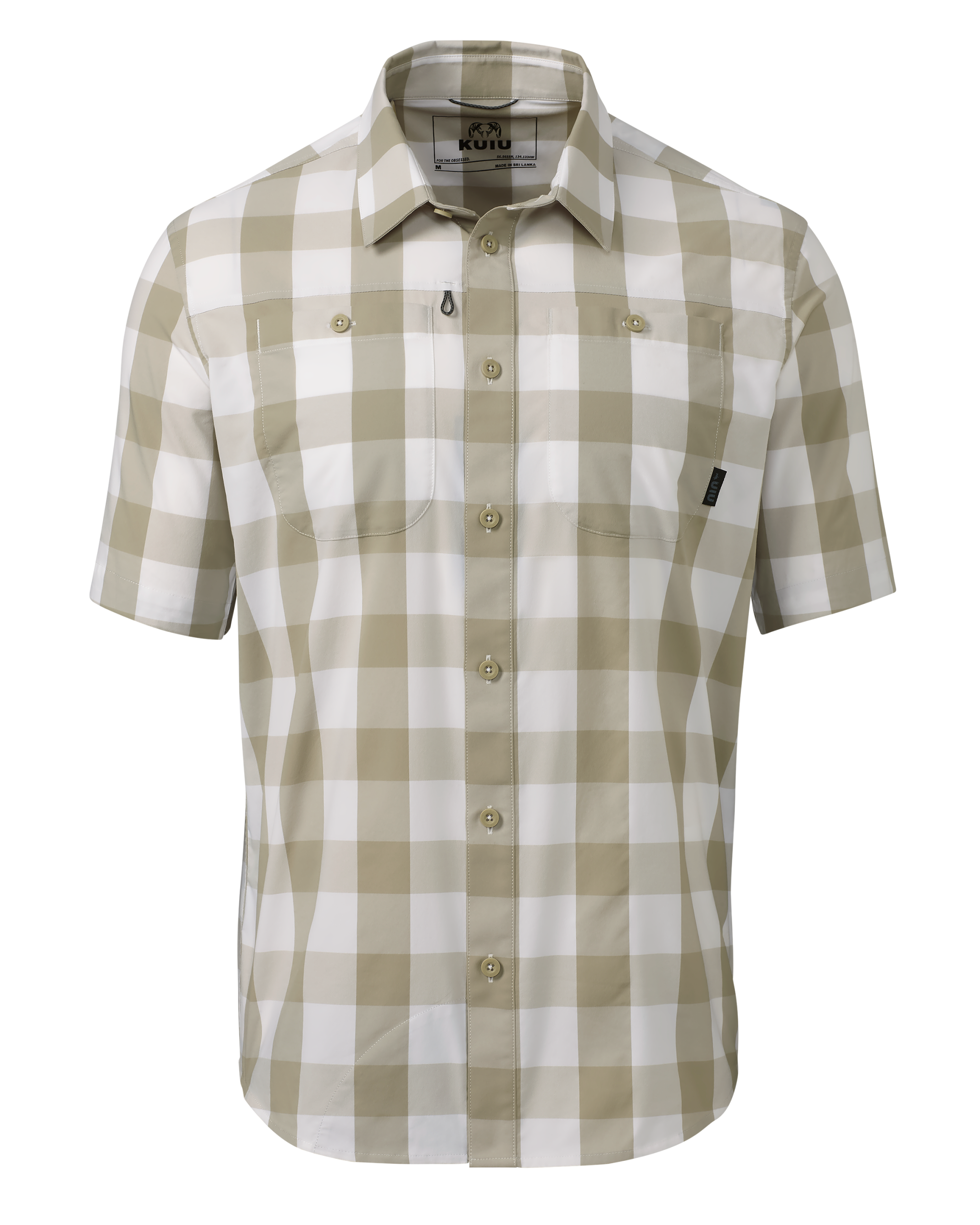 Borrego SS Shirt | Sand Plaid