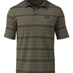 KUIU Performance Polo Stripe | Ash Stripe