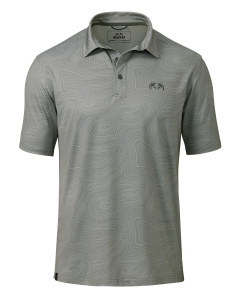 KUIU Performance Polo Topo | Dark Lunar Topo