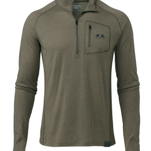 ULTRA Merino 145 Zip-T Hunting Shirt | Ash