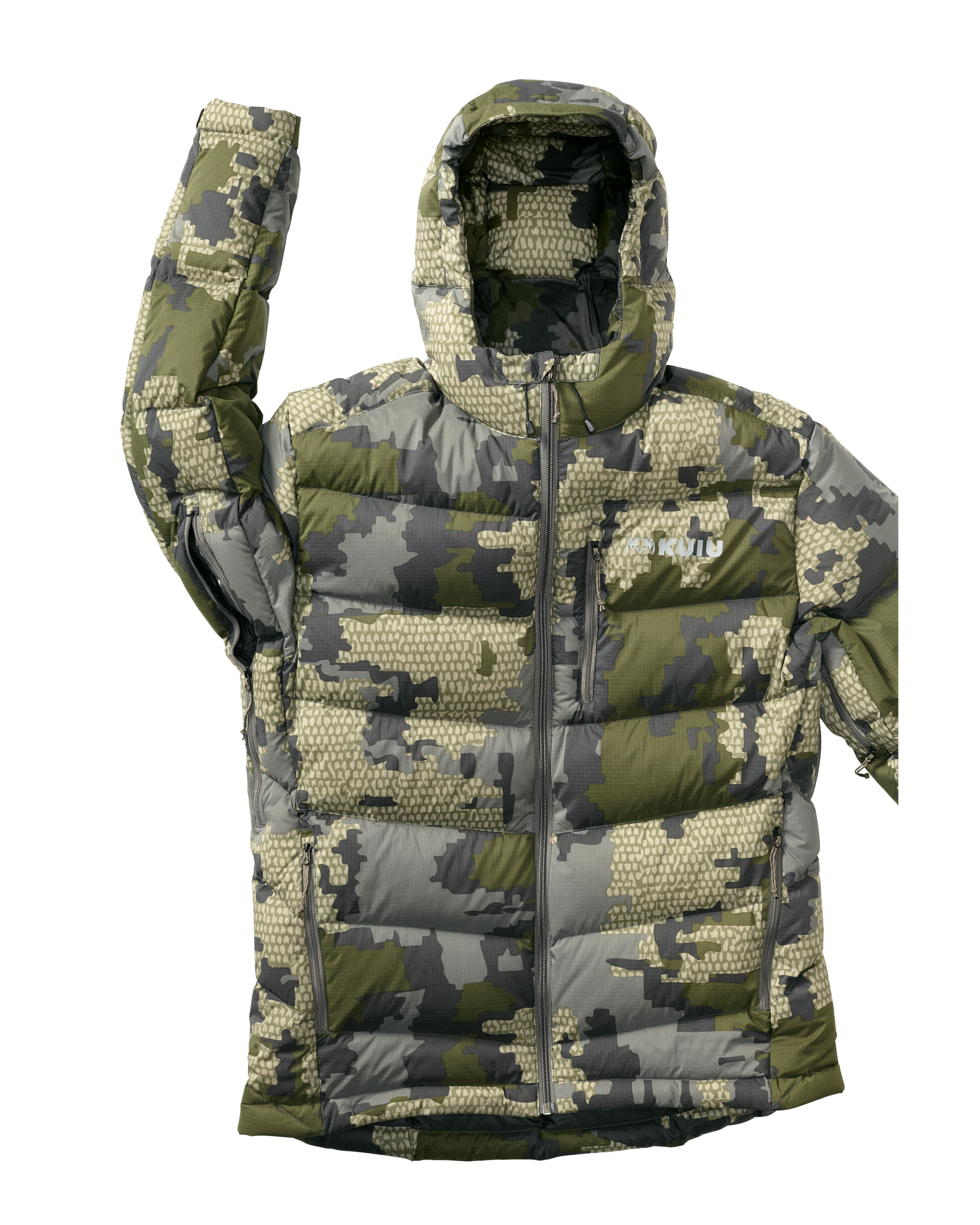 Super Down PRO Hooded Jacket | Verde - Image 2