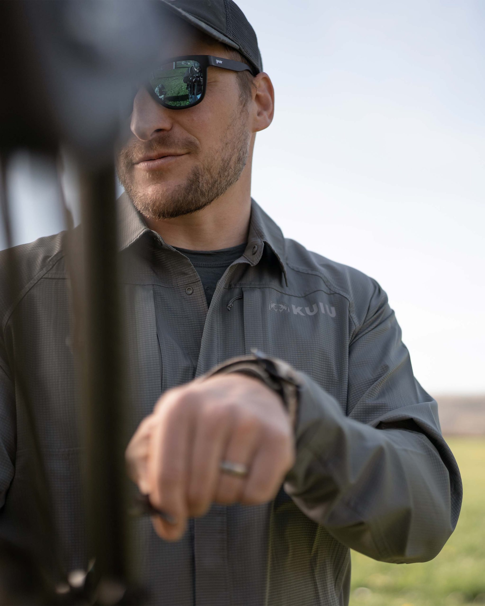 Tiburon Hybrid Snap Shirt | Ash - Image 8