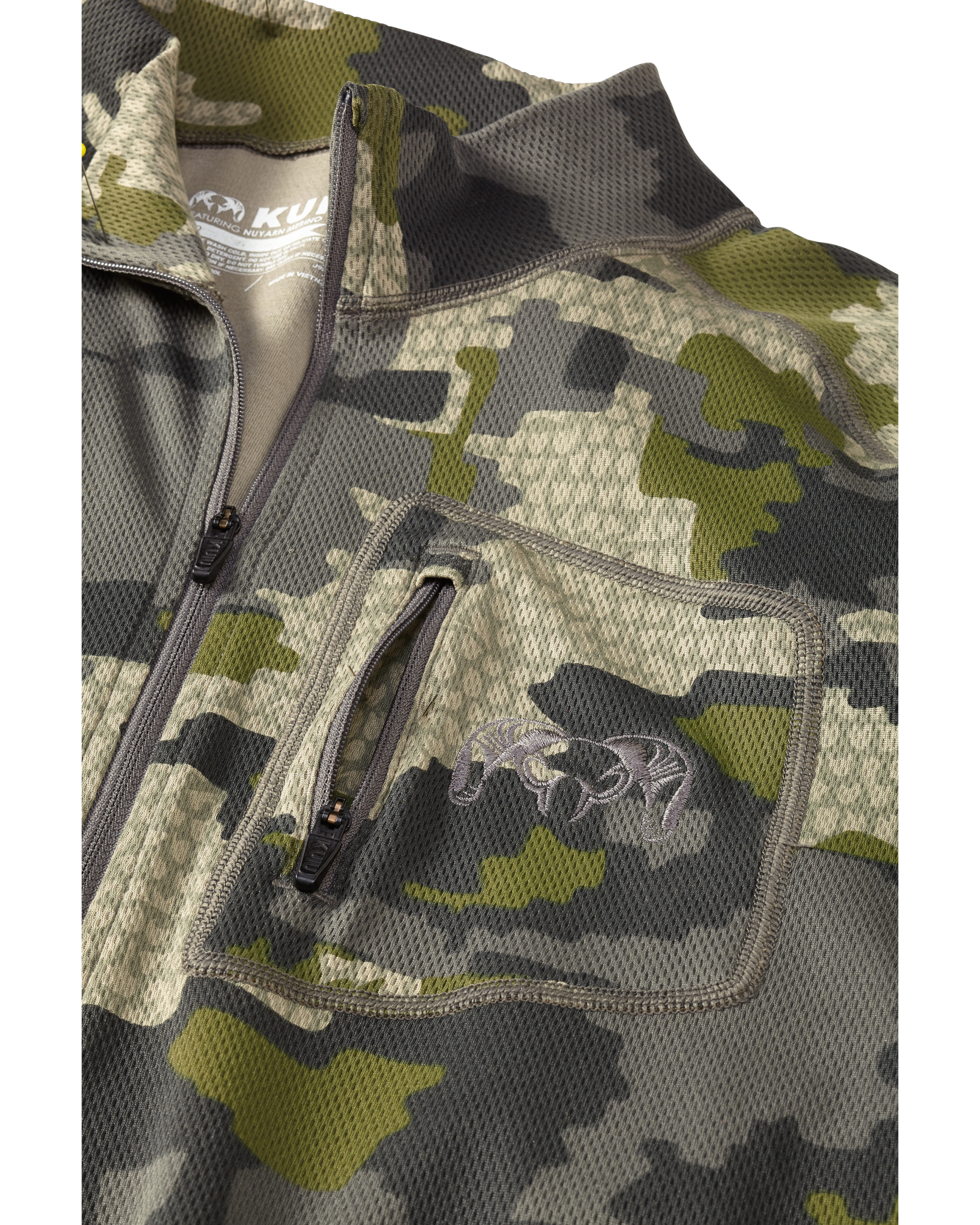 PRO Merino 200 Zip-T | Verde - Image 2