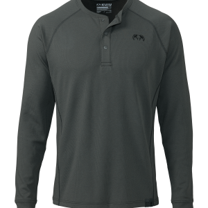 PRO Merino 200 Henley | Gunmetal