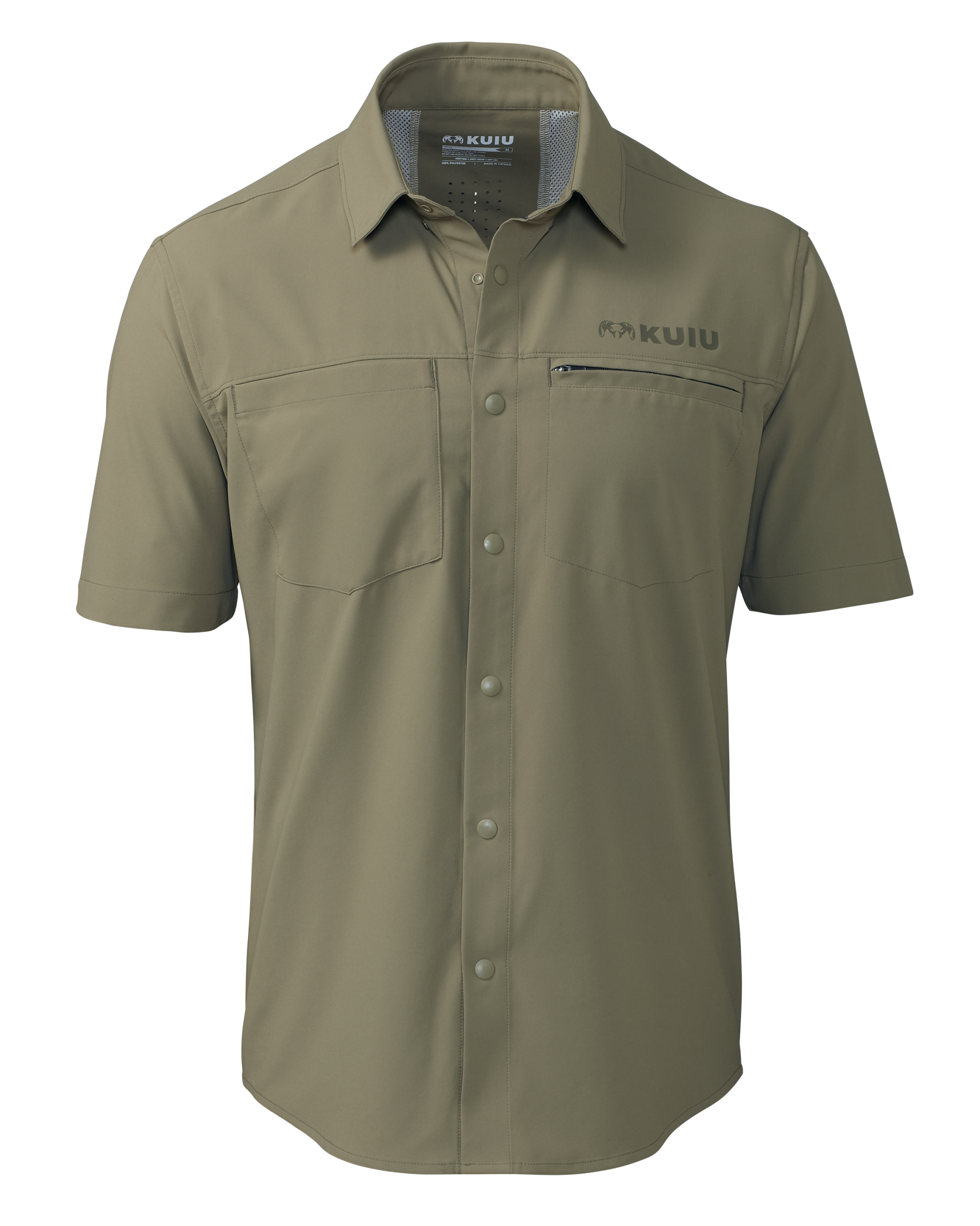 Mesa Vented SS Snap Shirt | Khaki