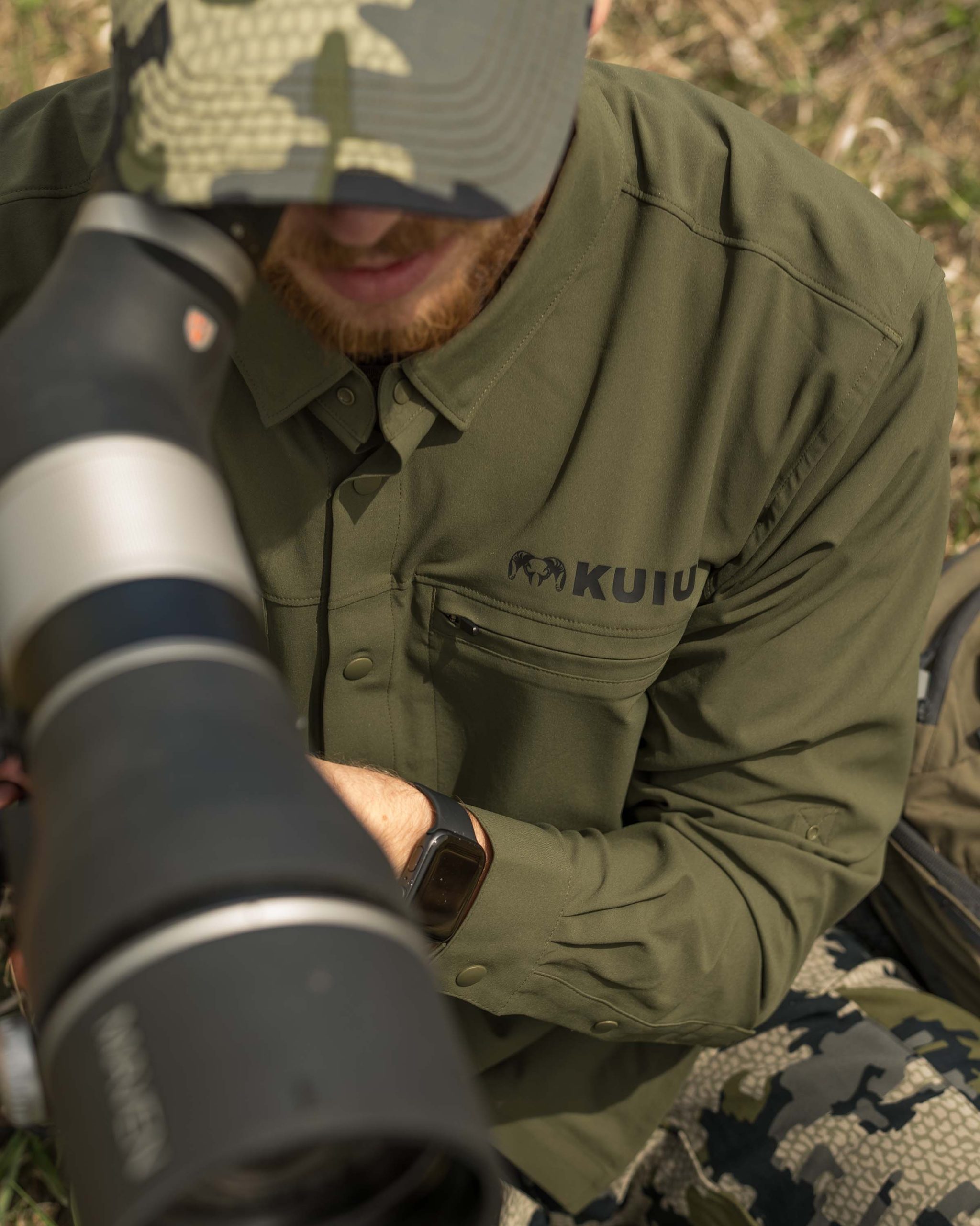 Mesa Vented LS Snap Shirt | Khaki - Image 7