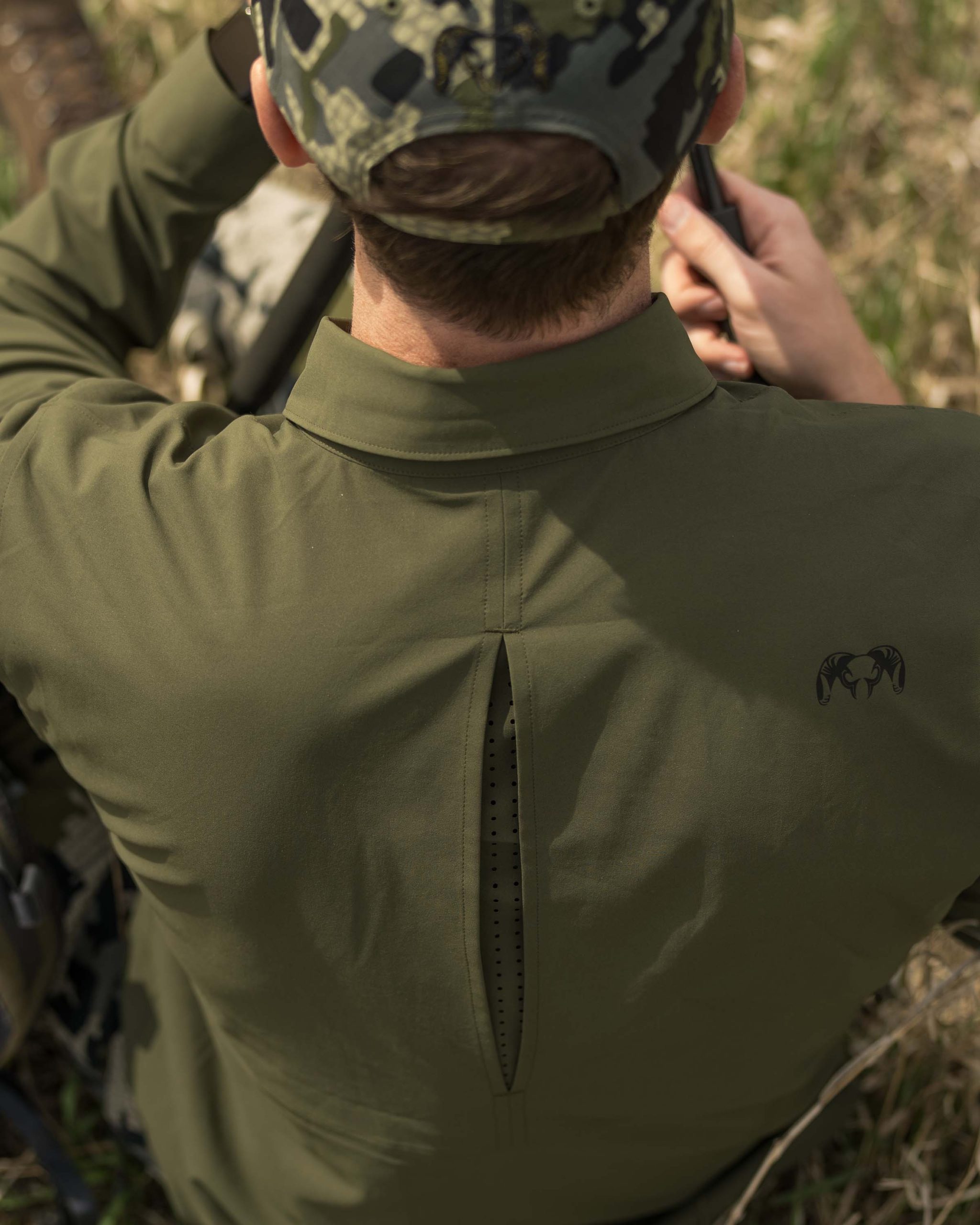 Mesa Vented LS Snap Shirt | Khaki - Image 9