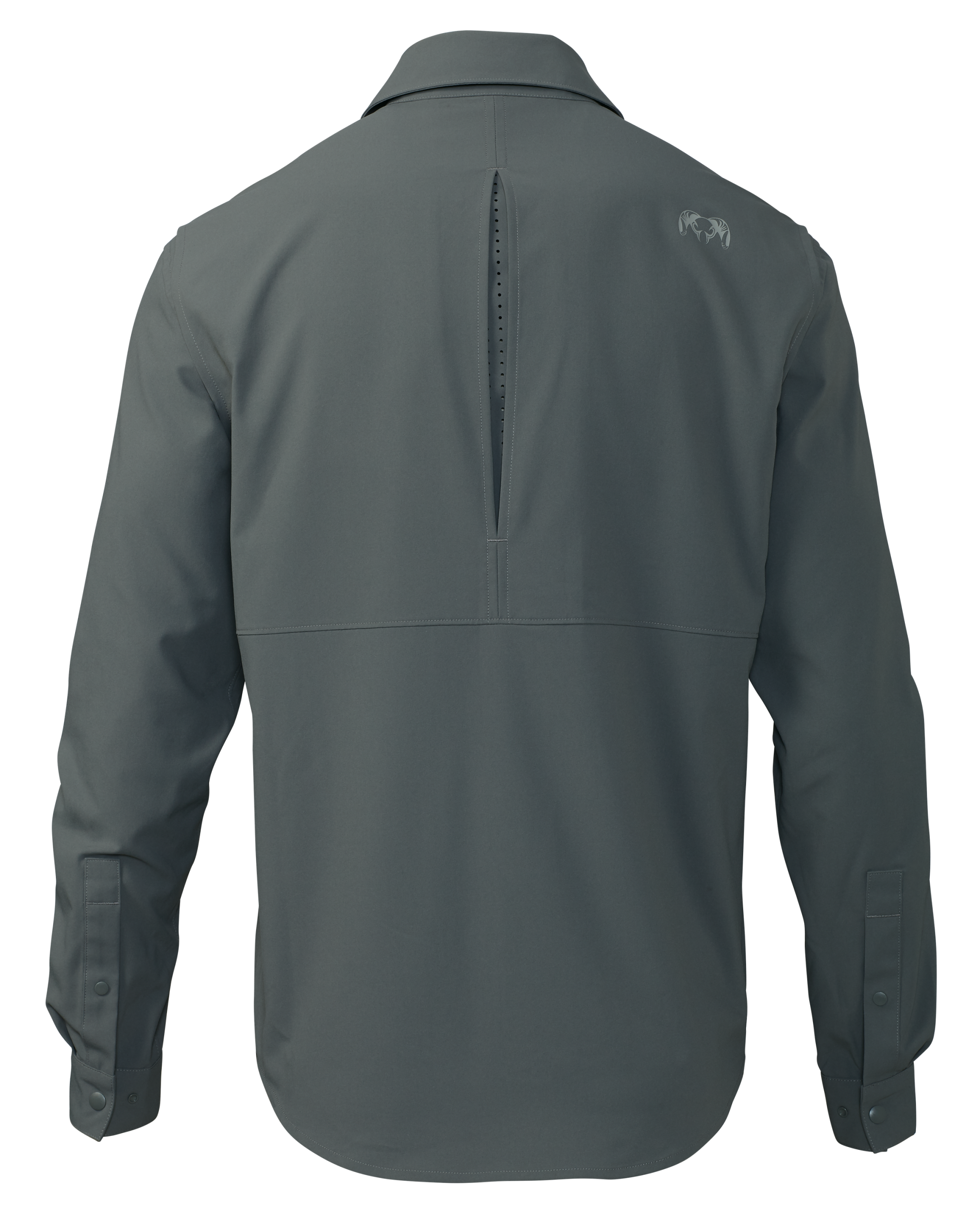 Mesa Vented LS Snap Shirt | Stone - Image 2