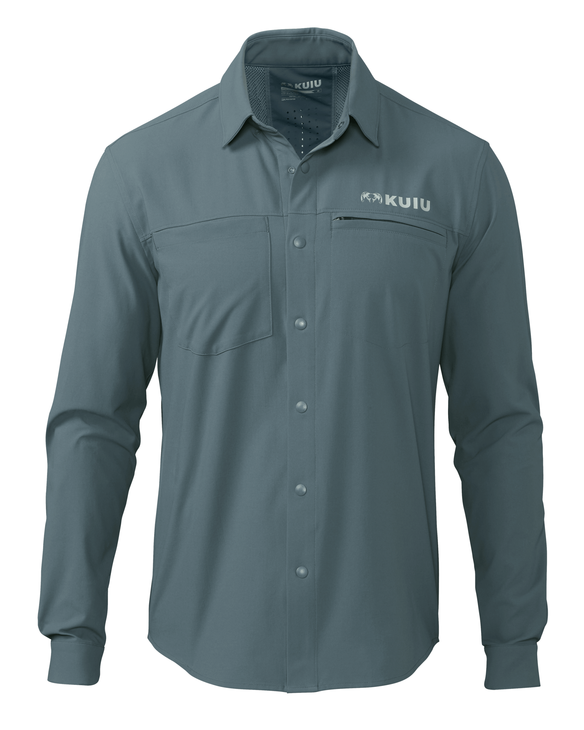Mesa Vented LS Snap Shirt | Storm