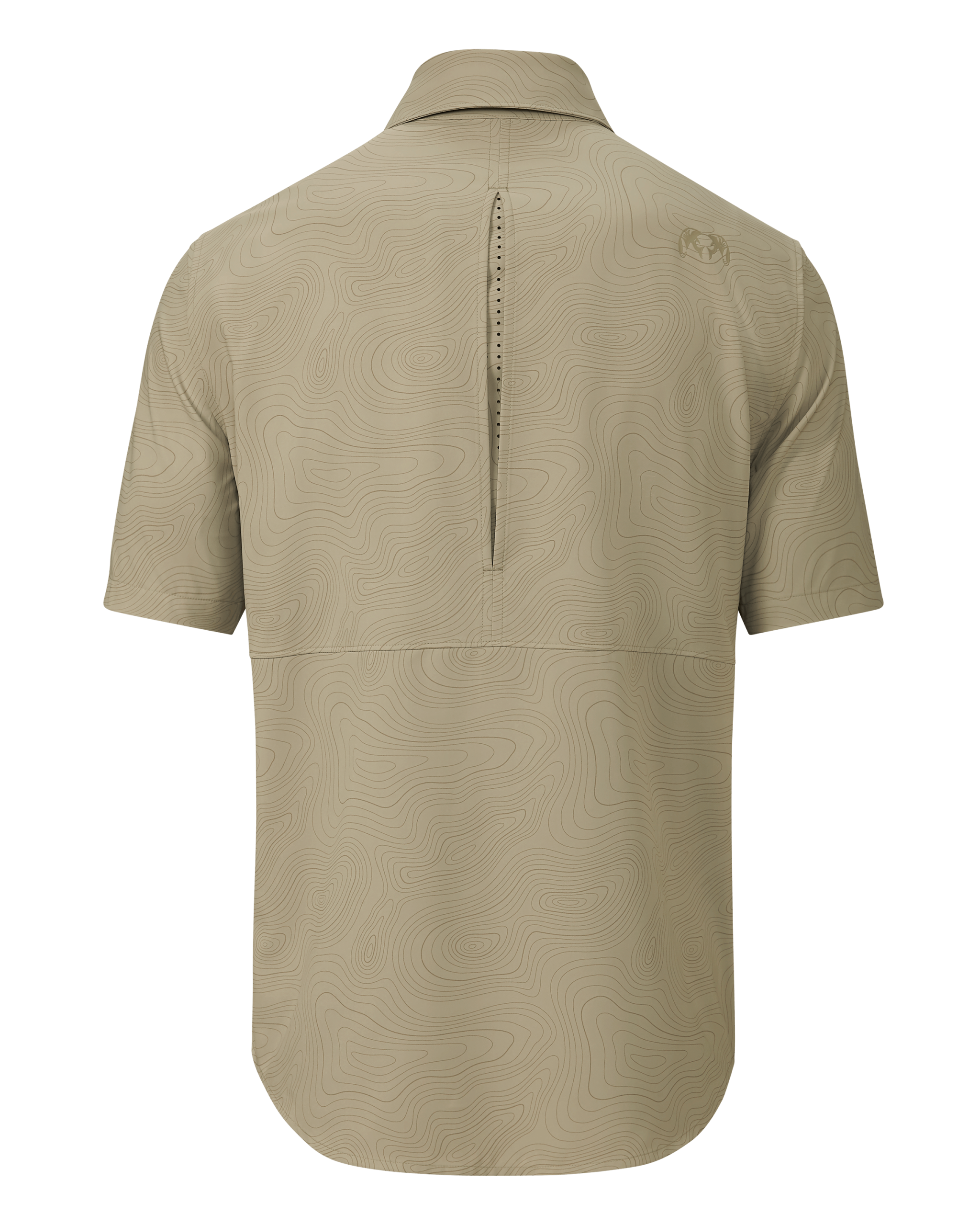 Mesa Vented SS Snap Shirt Topo | Bone Topo Print - Image 2