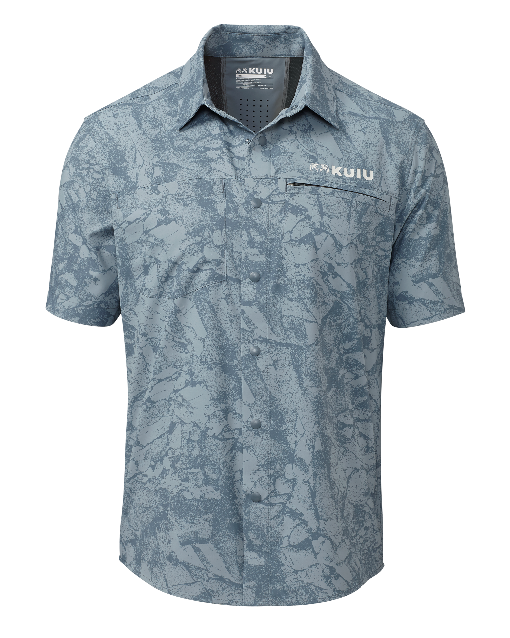 Mesa Vented SS Snap Shirt Gritstone | Slate Gritstone