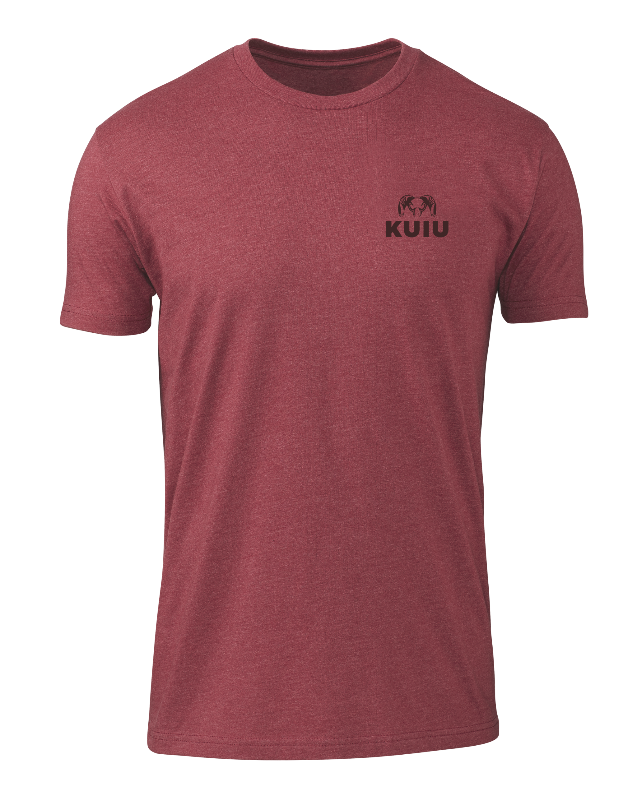 KUIU Ram Badge T-Shirt | Cardinal - Image 2