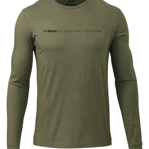 KUIU Line Logo Long Sleeve T-Shirt | Military Green