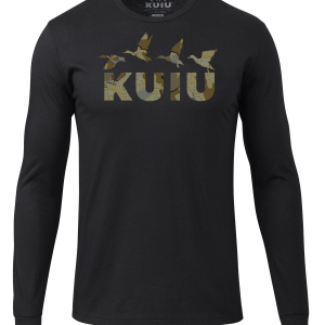 KUIU Valo Duck Long Sleeve T-Shirt | Black