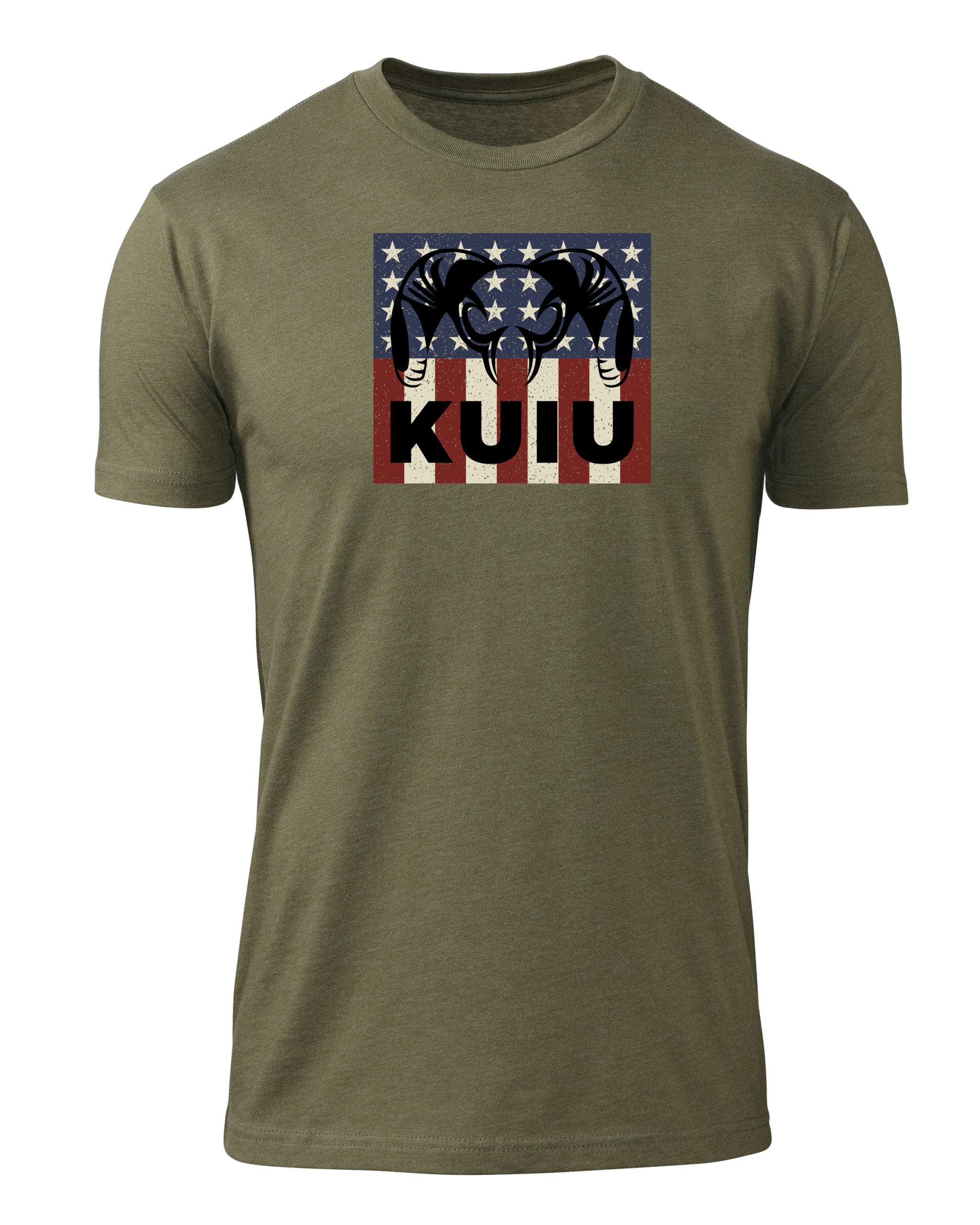 KUIU Retro Patriot T-Shirt | Military Green